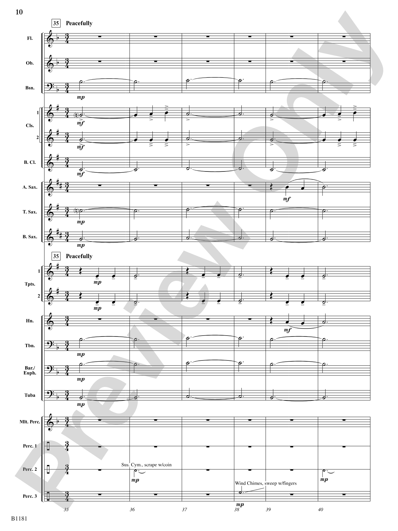 Galactic Conflict: Concert Band Conductor Score & Parts