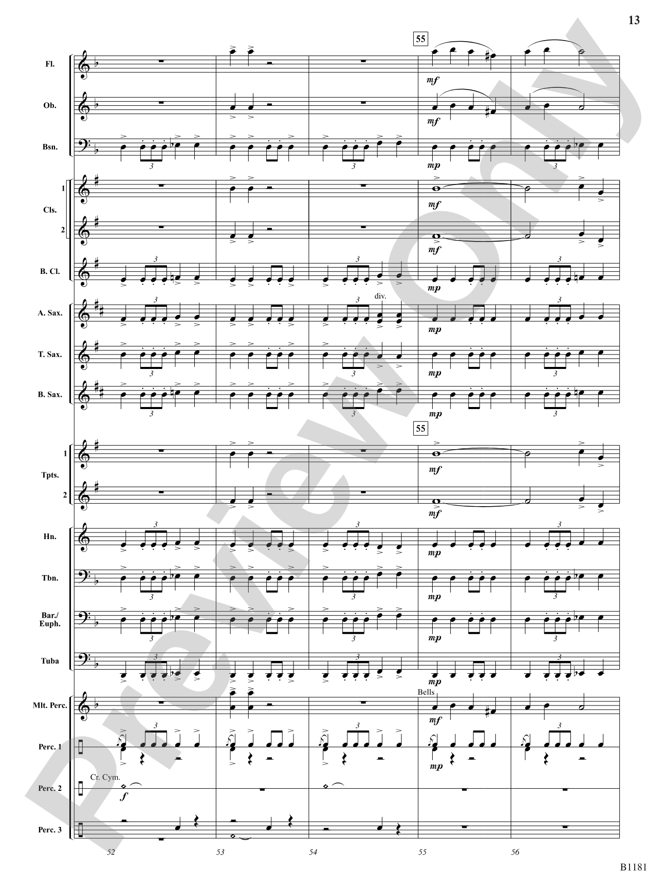 Galactic Conflict: Concert Band Conductor Score & Parts