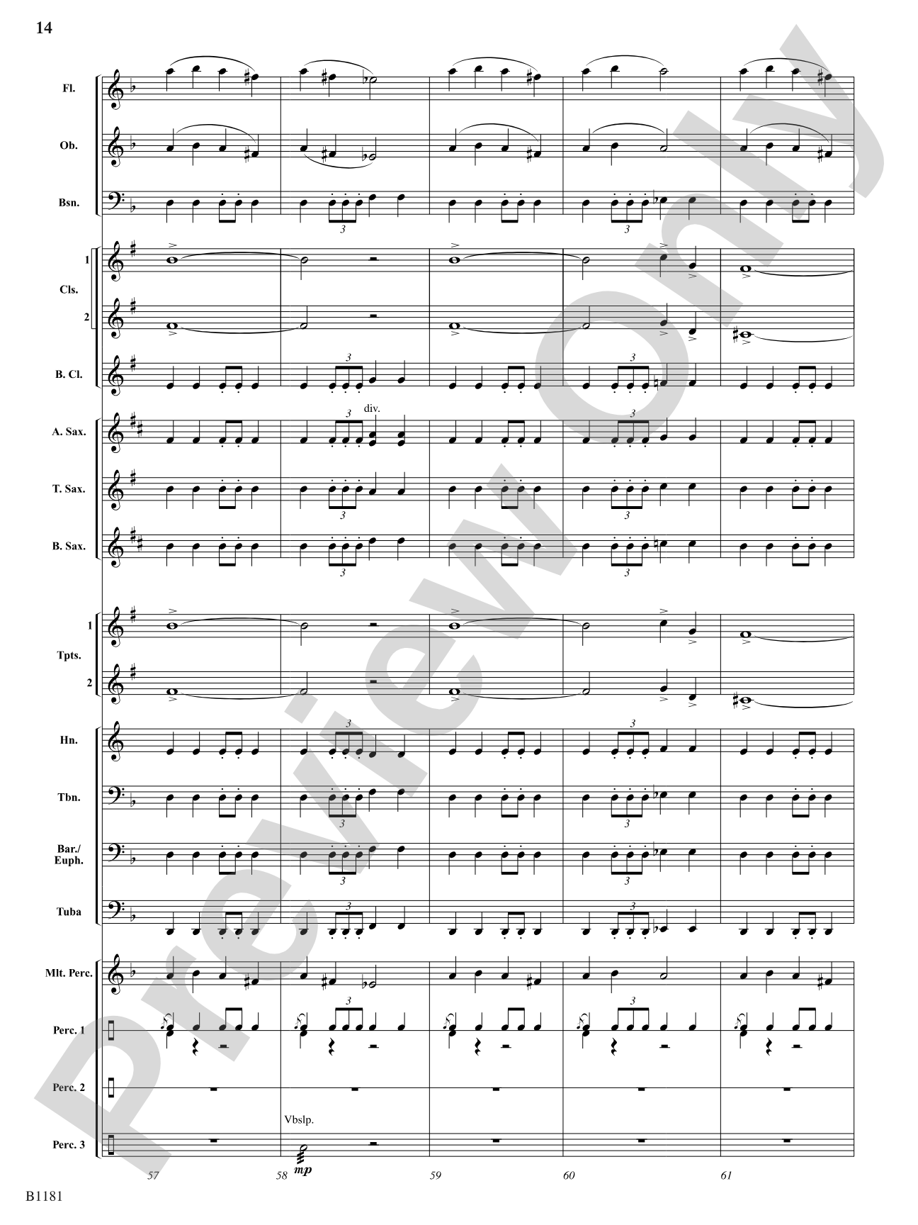 Galactic Conflict: Concert Band Conductor Score & Parts