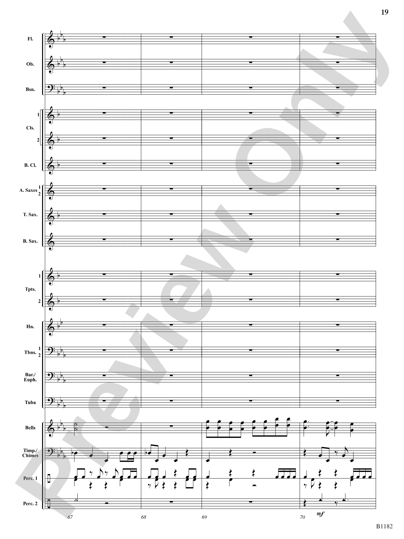 Angels We Have Heard on High: Concert Band Conductor Score & Parts