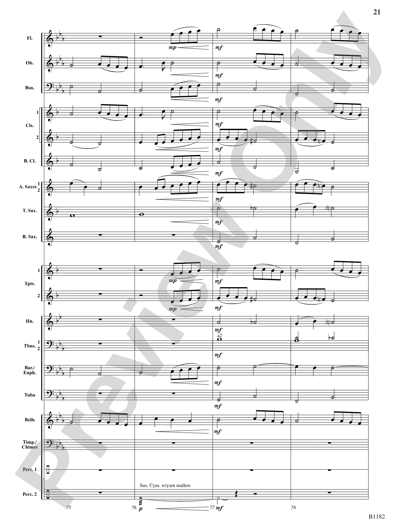 Angels We Have Heard on High: Concert Band Conductor Score & Parts