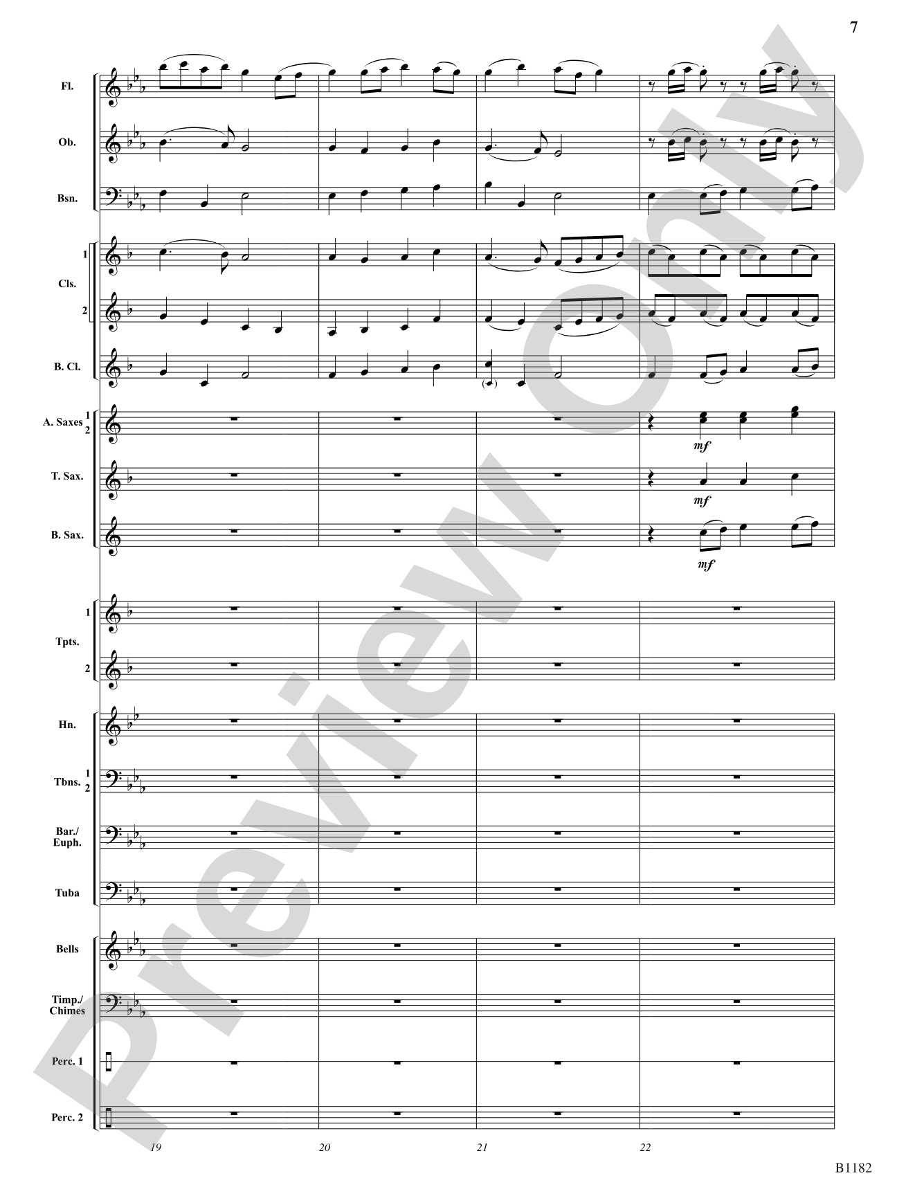 Angels We Have Heard on High: Concert Band Conductor Score & Parts