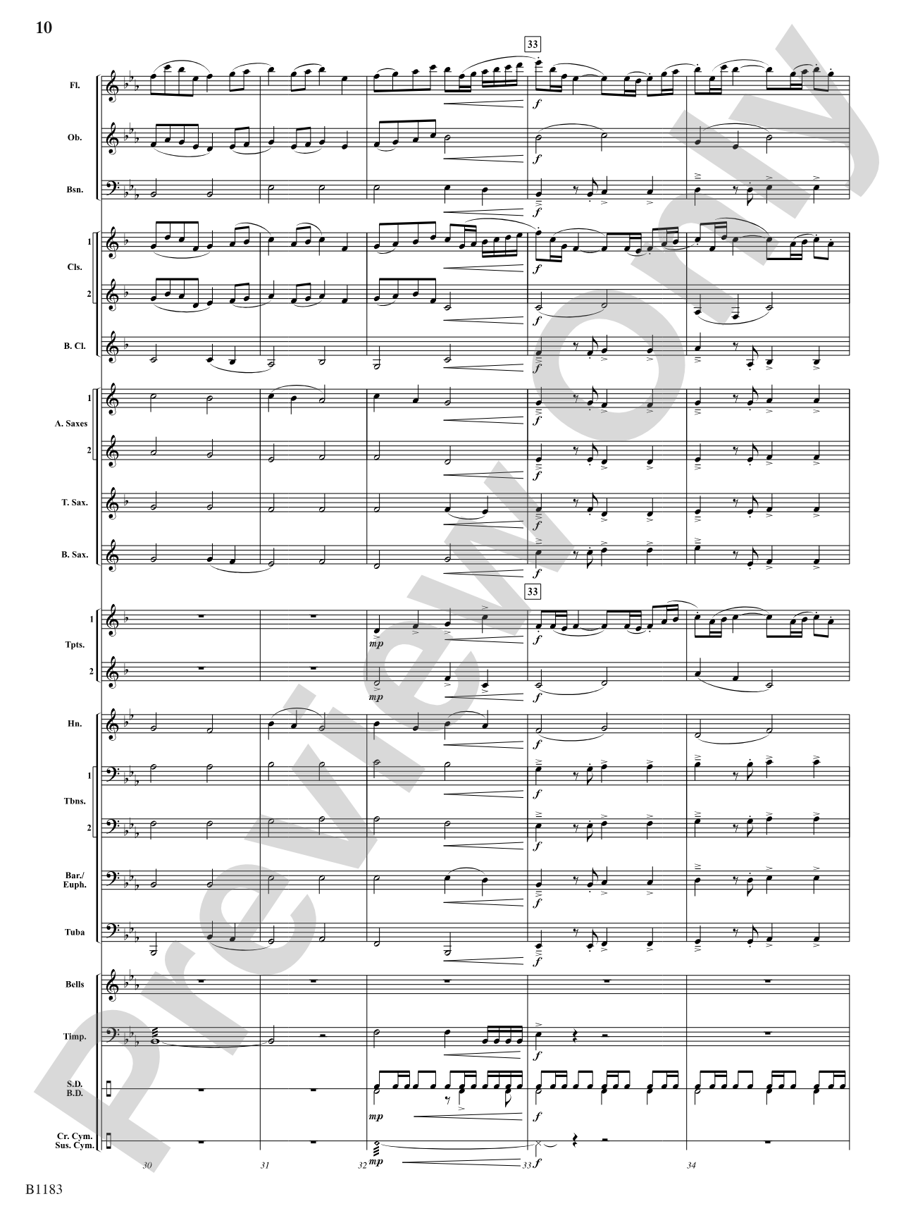 Blaze of Glory: Concert Band Conductor Score & Parts