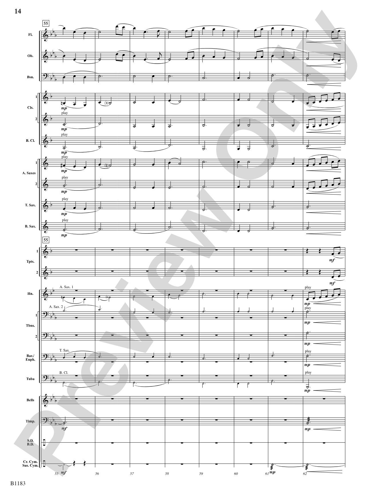 Blaze of Glory: Concert Band Conductor Score & Parts