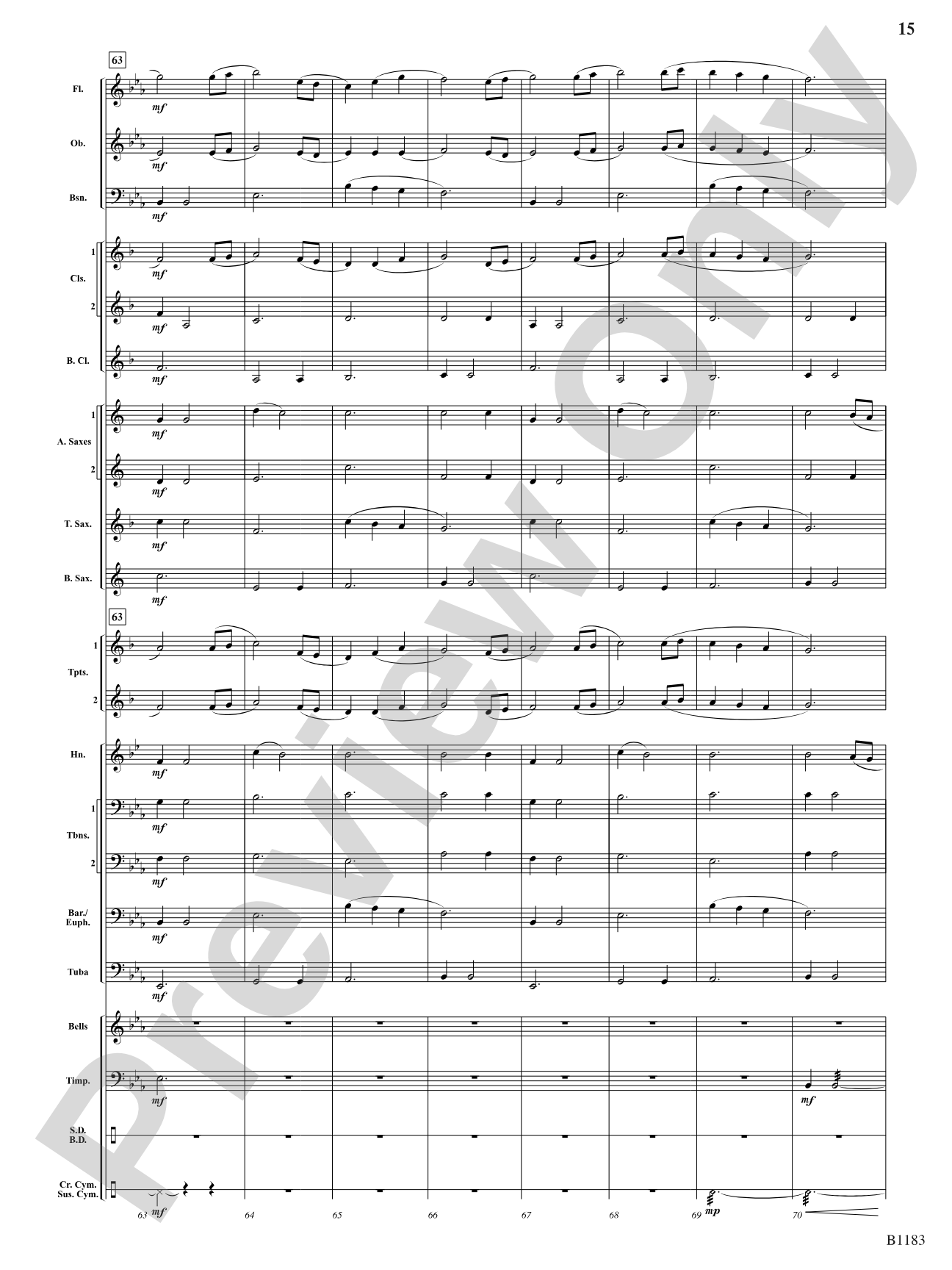 Blaze of Glory: Concert Band Conductor Score & Parts
