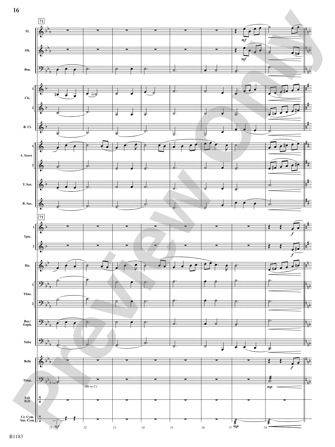 Blaze of Glory: Concert Band Conductor Score & Parts