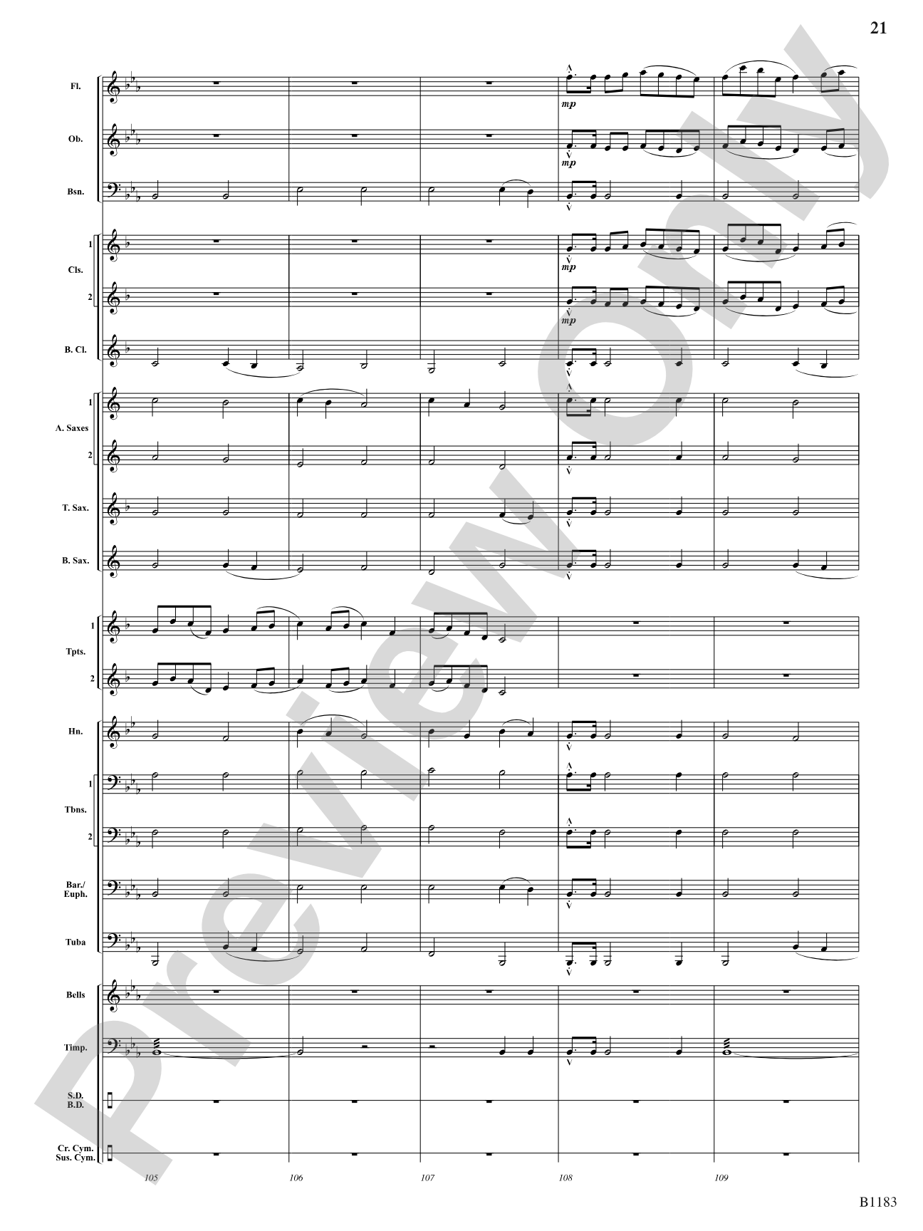 Blaze of Glory: Concert Band Conductor Score & Parts