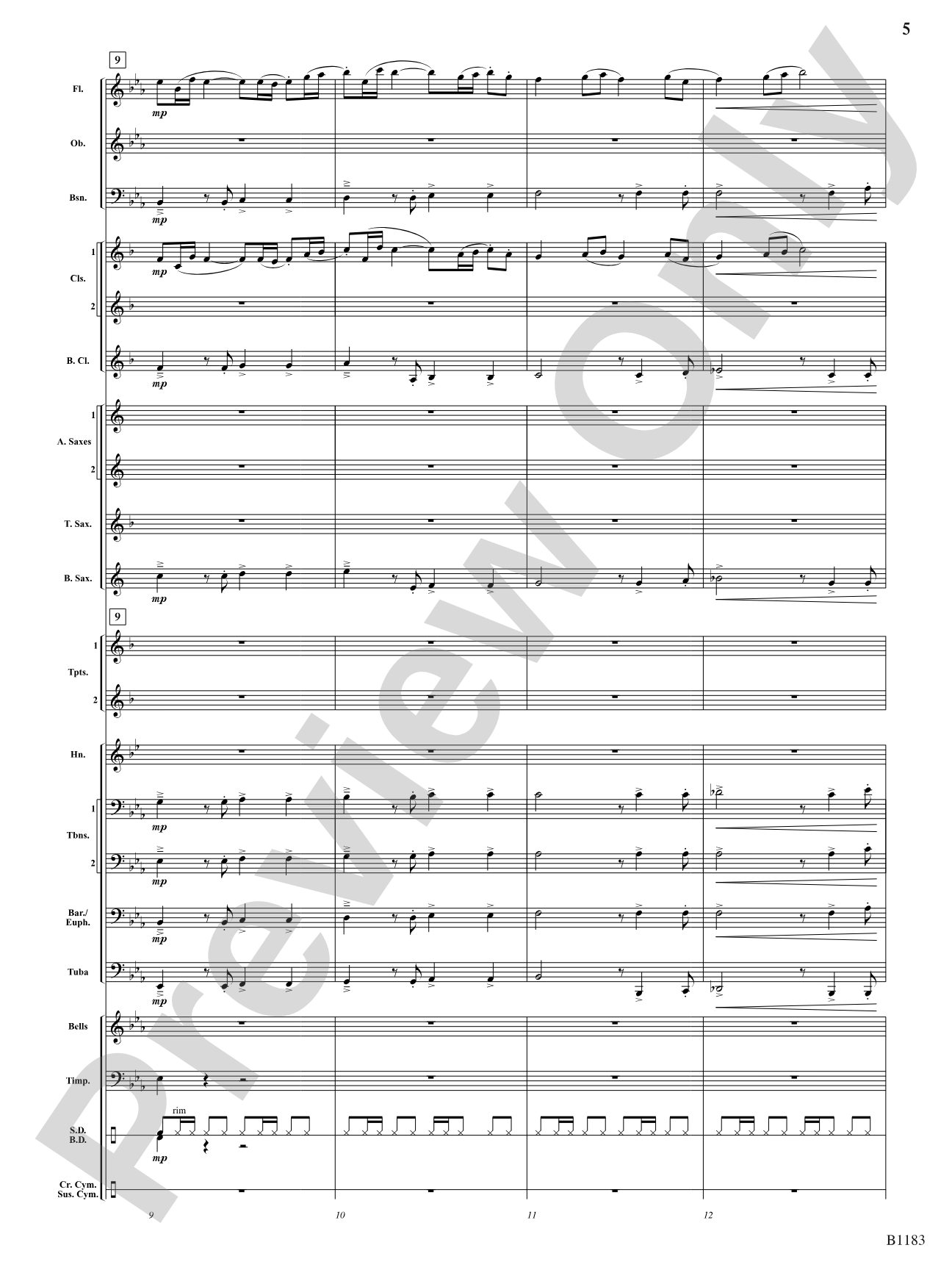 Blaze of Glory: Concert Band Conductor Score & Parts