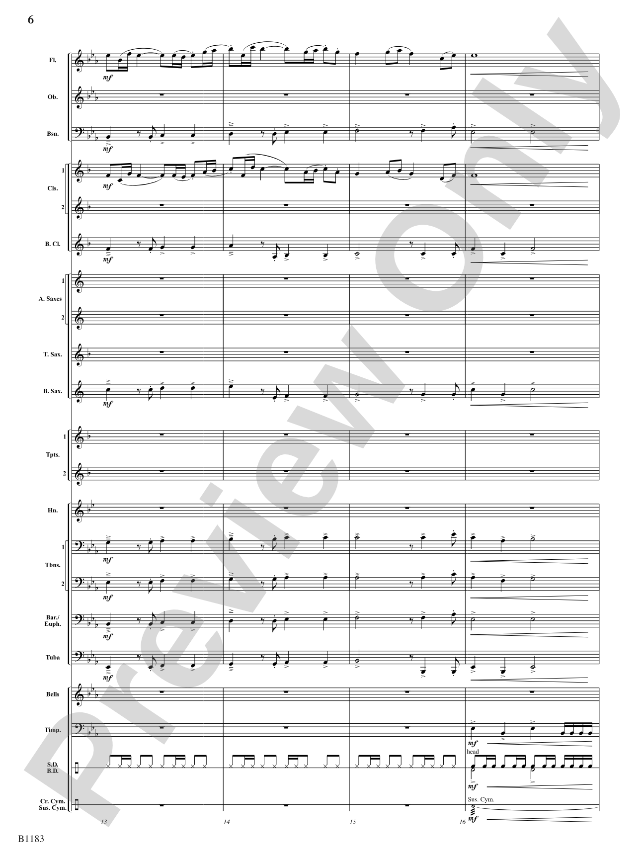 Blaze of Glory: Concert Band Conductor Score & Parts