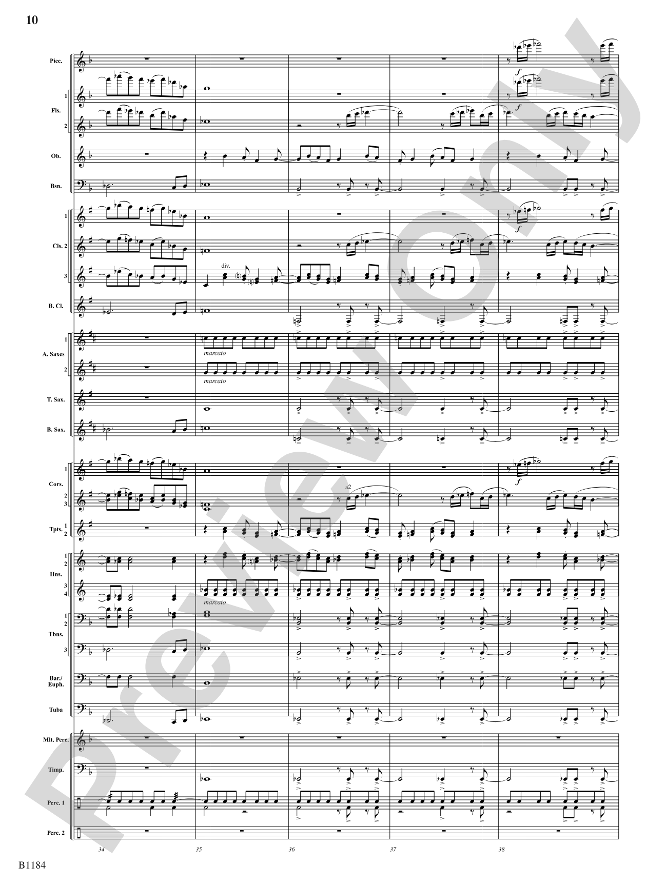 The Awakening: Concert Band Conductor Score & Parts