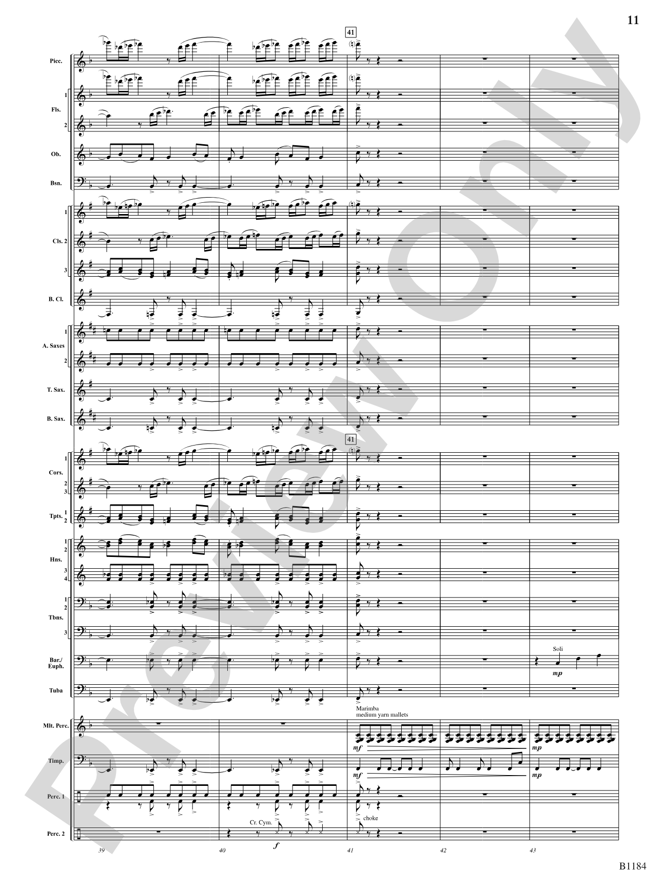 The Awakening: Concert Band Conductor Score & Parts