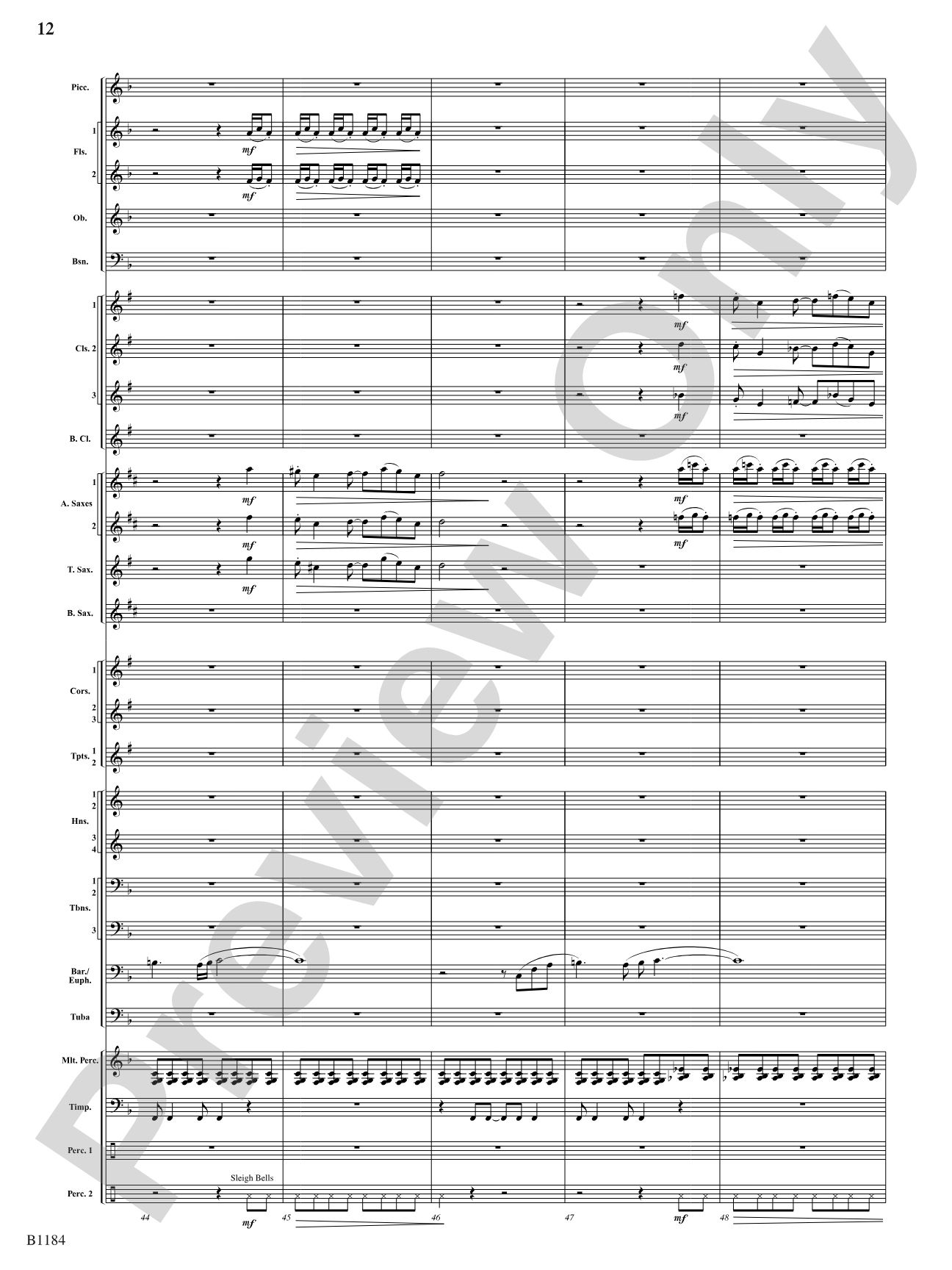 The Awakening: Concert Band Conductor Score & Parts
