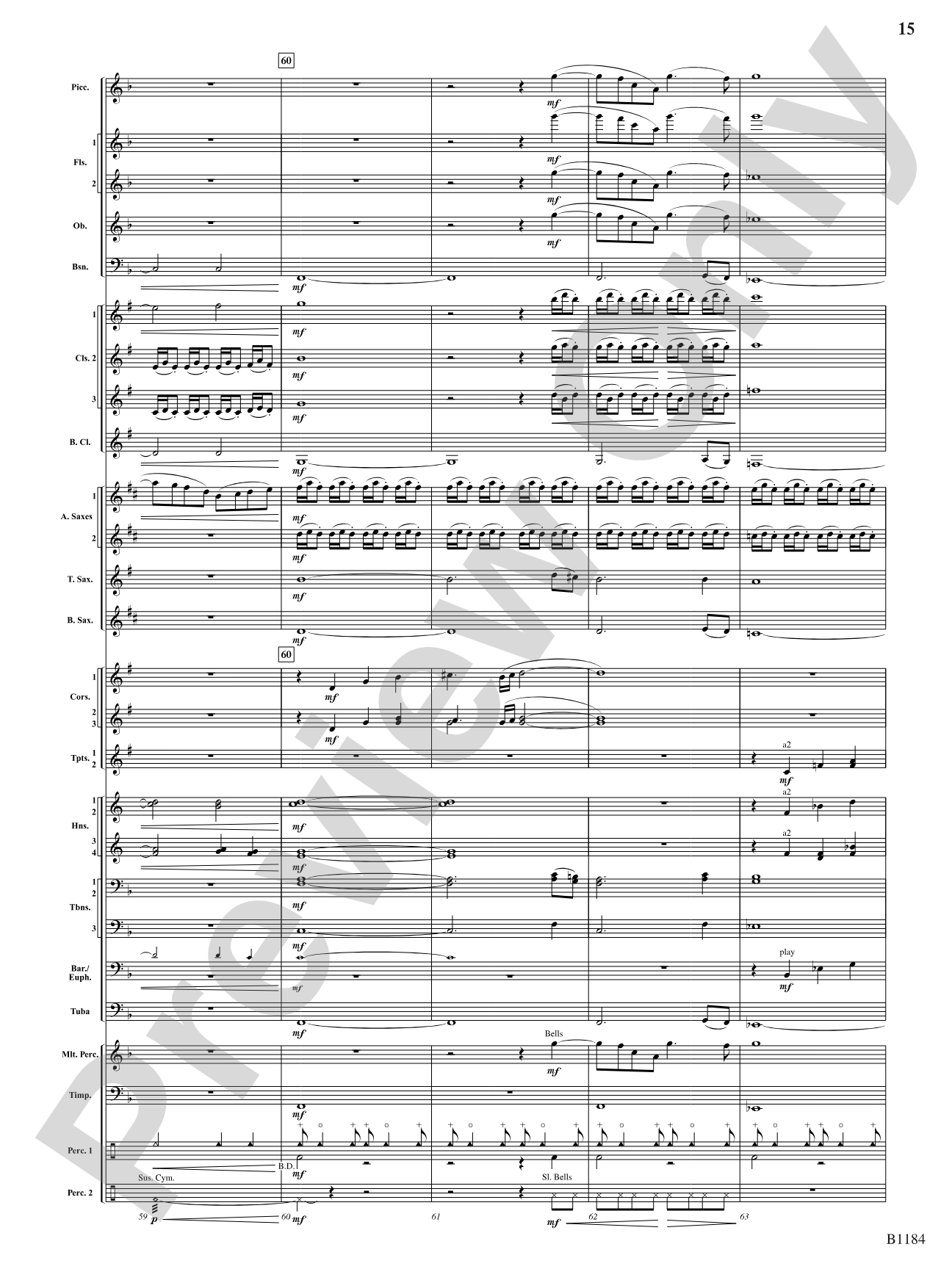 The Awakening: Concert Band Conductor Score & Parts