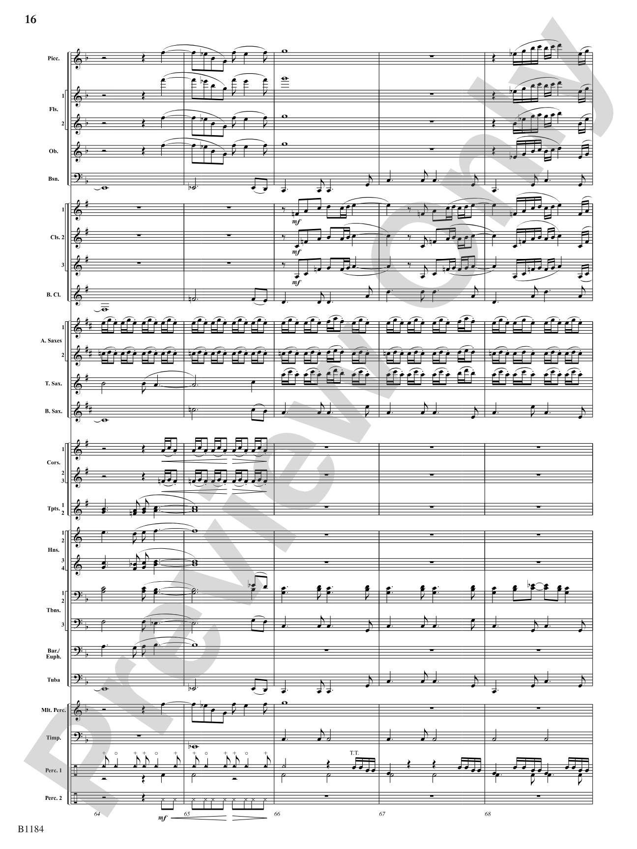 The Awakening: Concert Band Conductor Score & Parts
