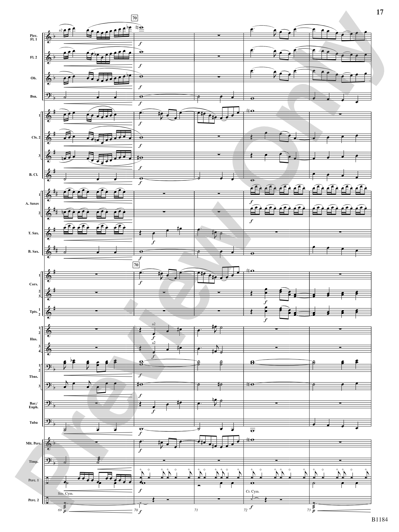 The Awakening: Concert Band Conductor Score & Parts