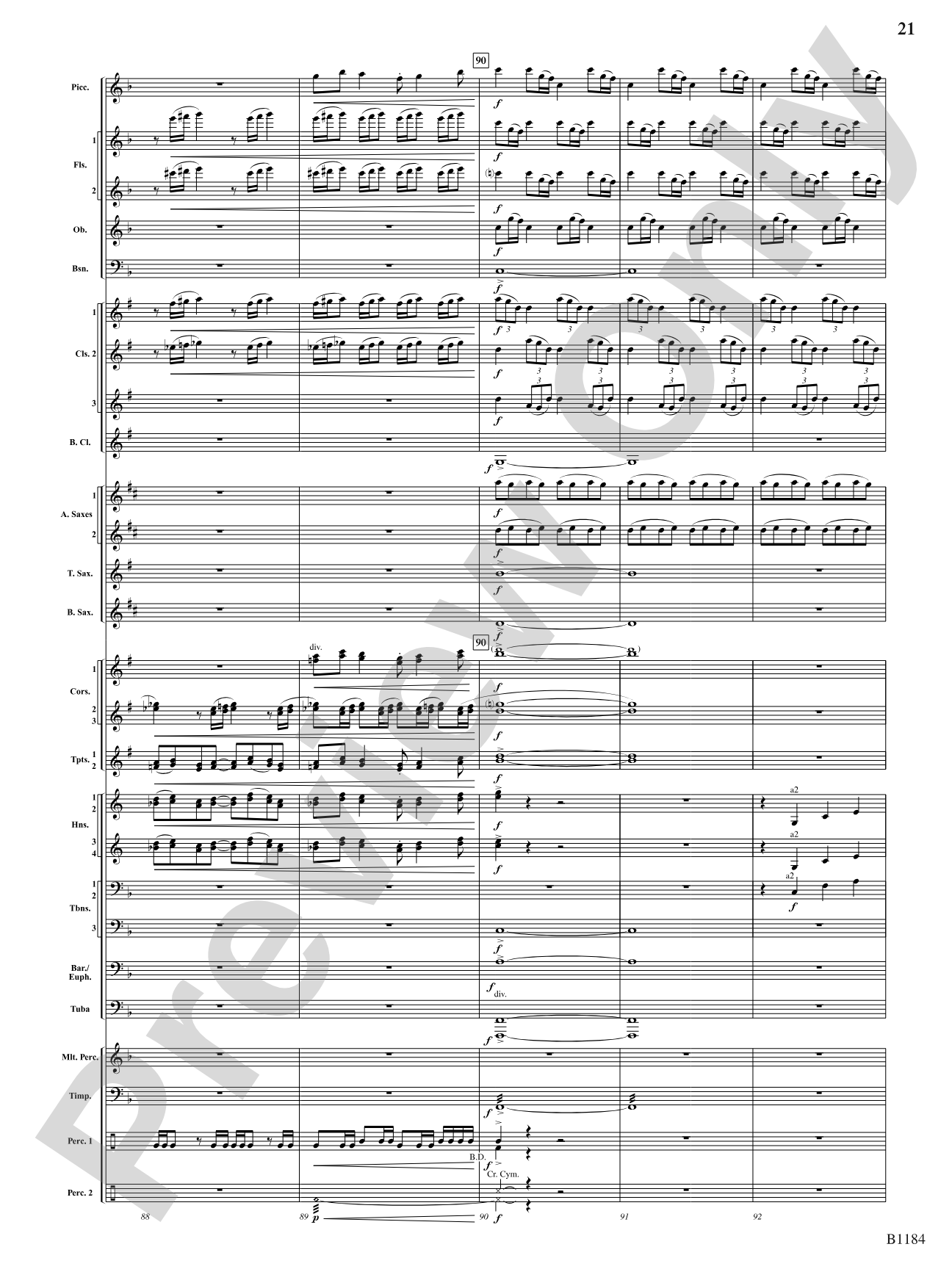 The Awakening: Concert Band Conductor Score & Parts