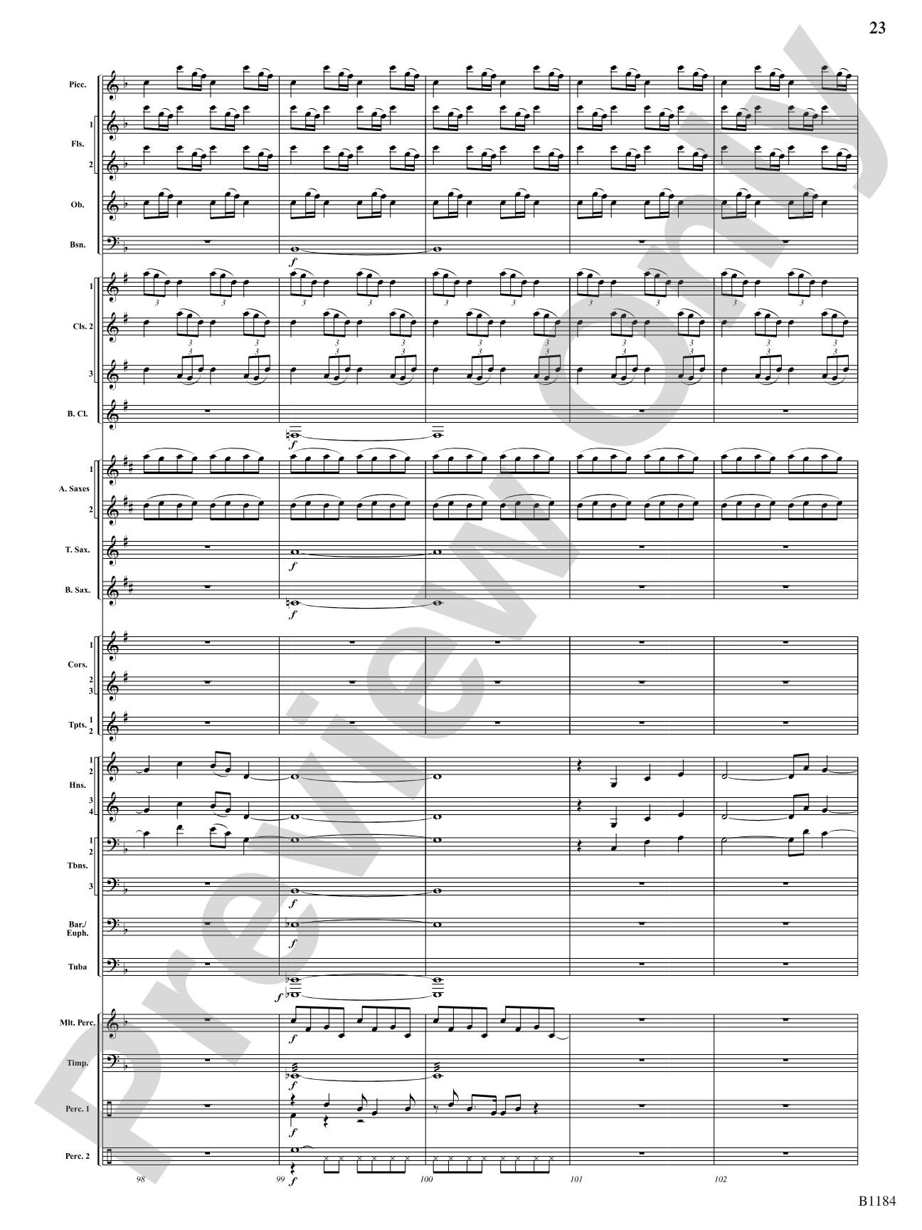 The Awakening: Concert Band Conductor Score & Parts