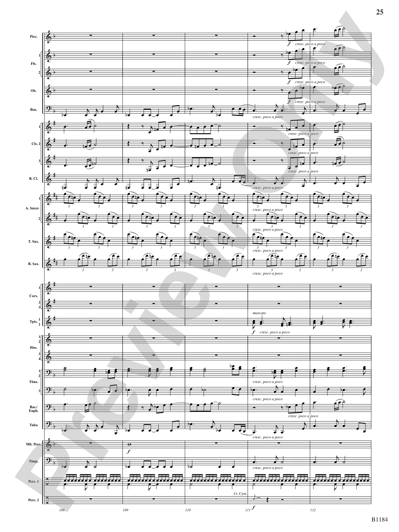 The Awakening: Concert Band Conductor Score & Parts