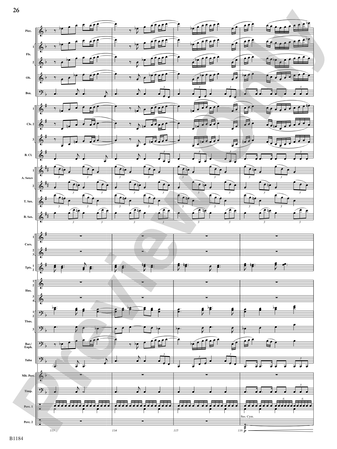 The Awakening: Concert Band Conductor Score & Parts