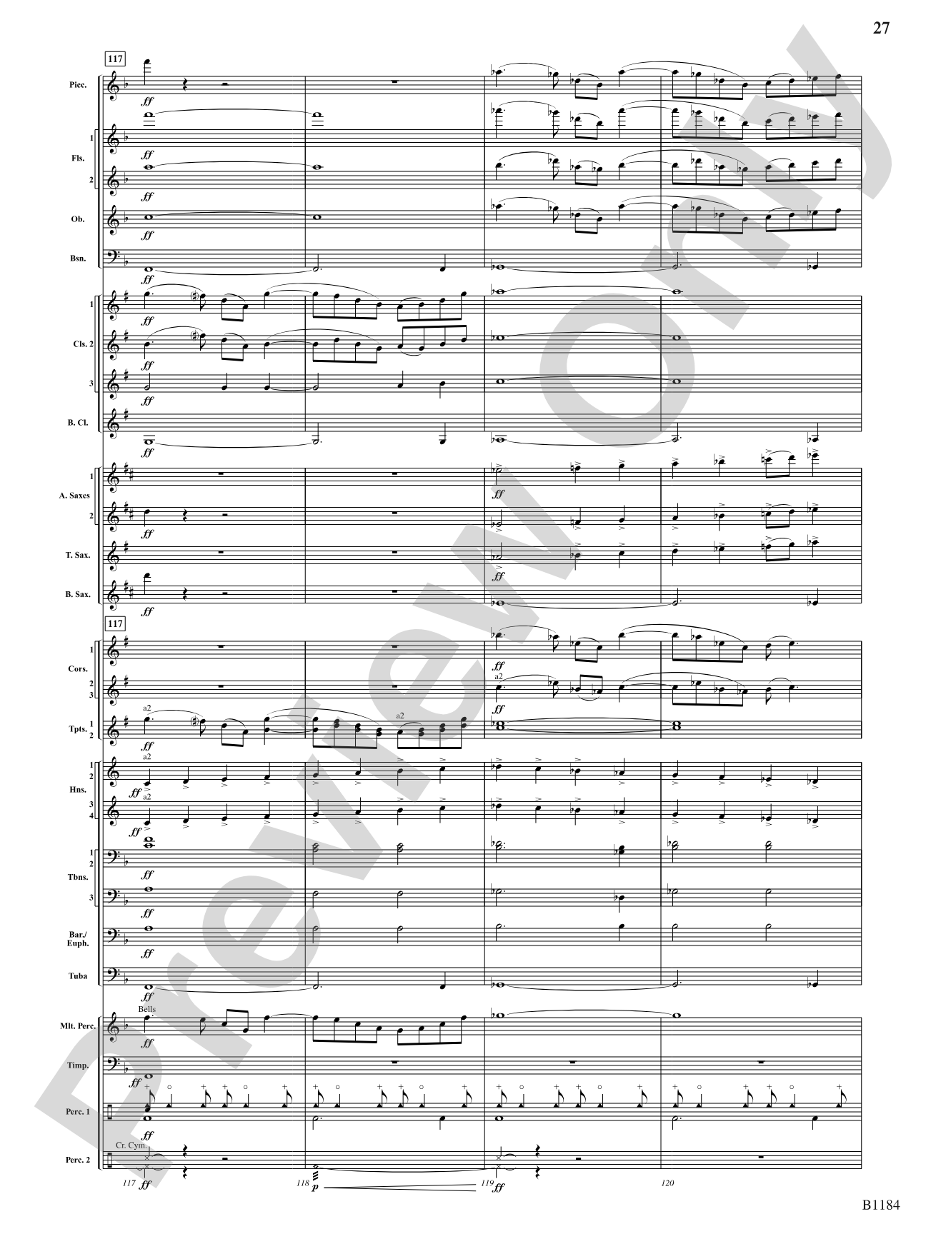 The Awakening: Concert Band Conductor Score & Parts