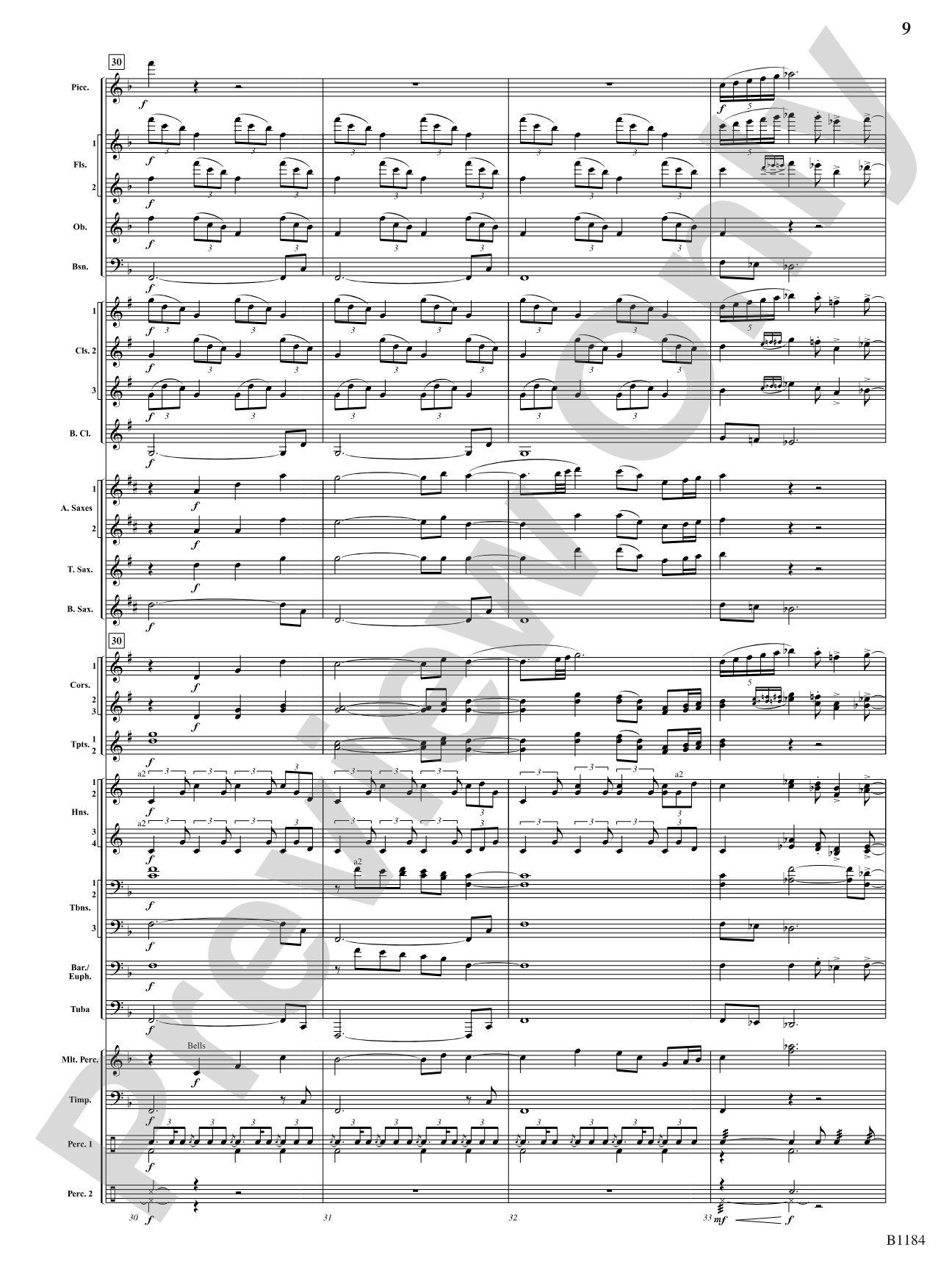 The Awakening: Concert Band Conductor Score & Parts