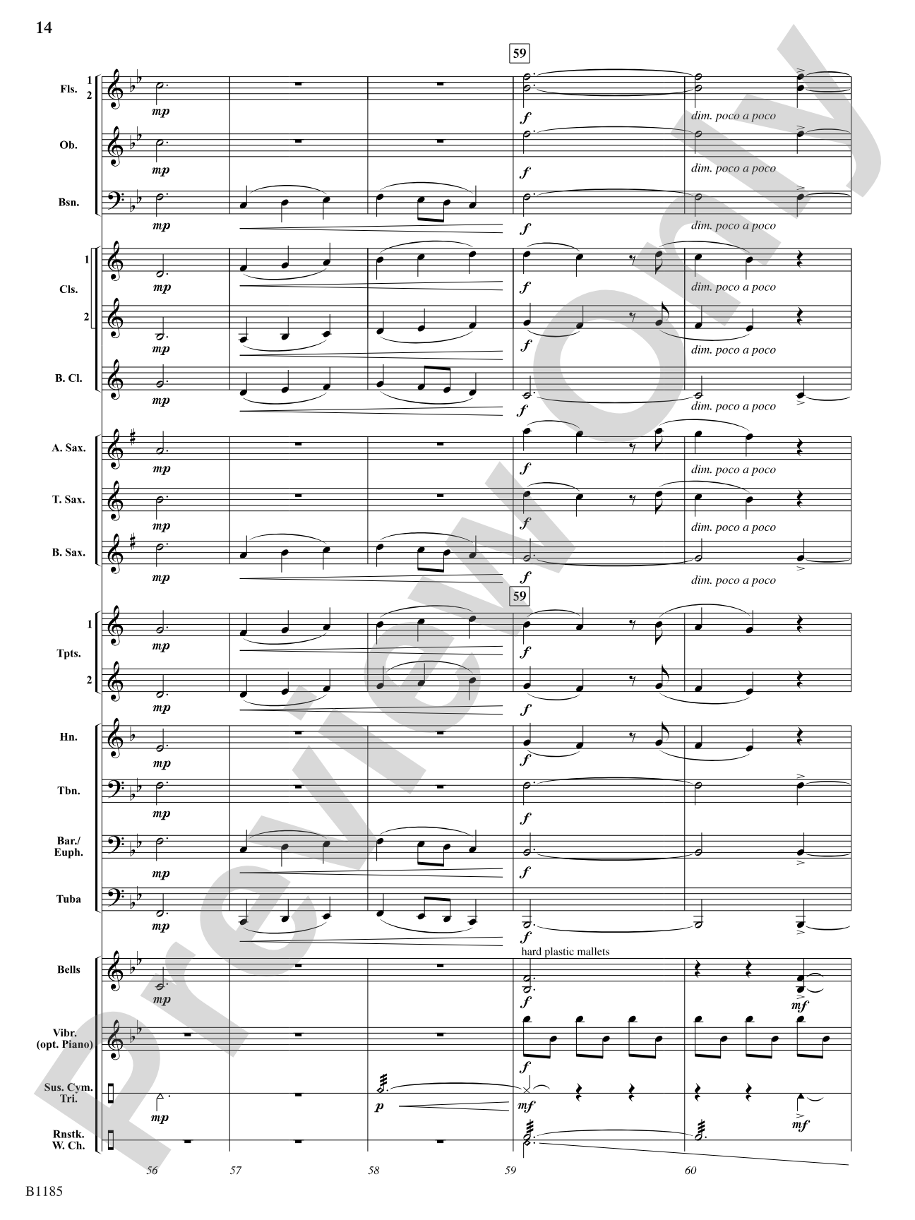 Whispering Winds: Concert Band Conductor Score & Parts
