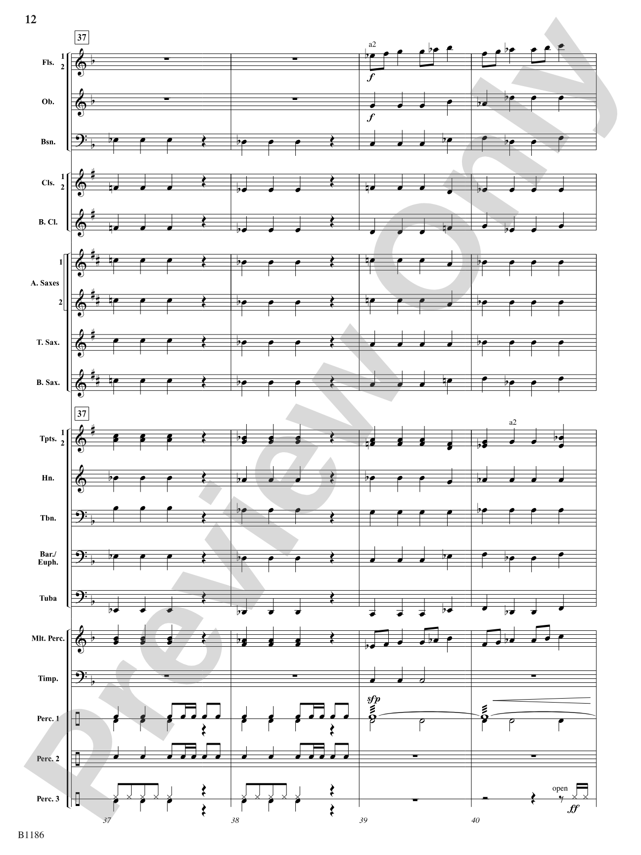 Calypso à la Rondo: Concert Band Conductor Score & Parts
