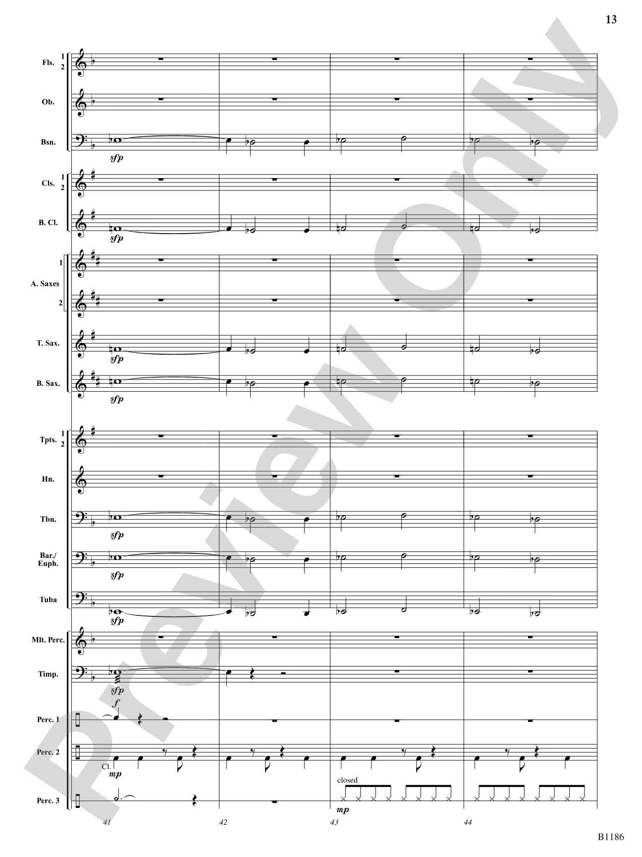 Calypso à la Rondo: Concert Band Conductor Score & Parts