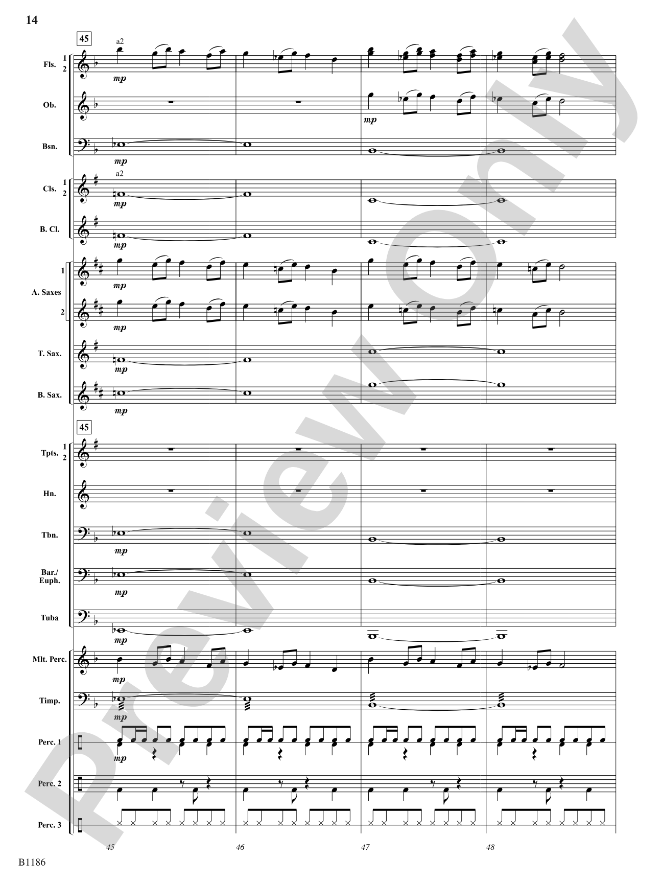 Calypso à la Rondo: Concert Band Conductor Score & Parts