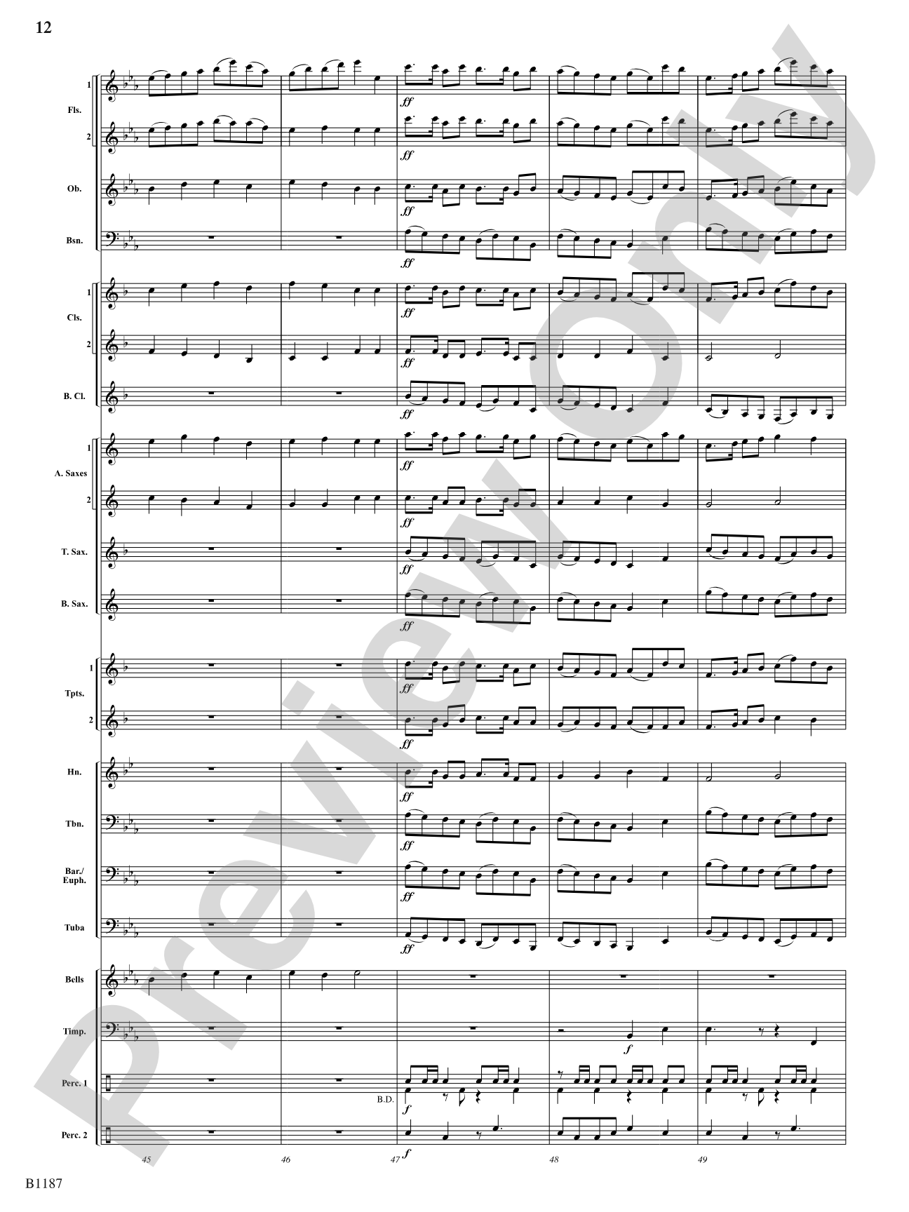 Sea Trilogy: Concert Band Conductor Score & Parts