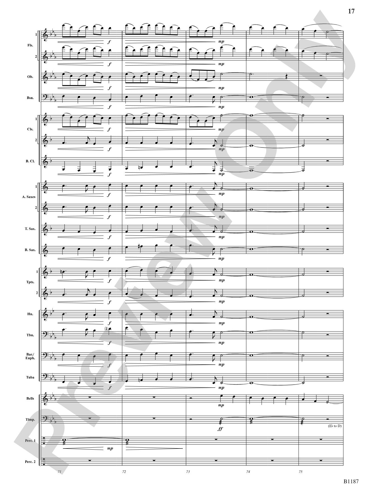 Sea Trilogy: Concert Band Conductor Score & Parts