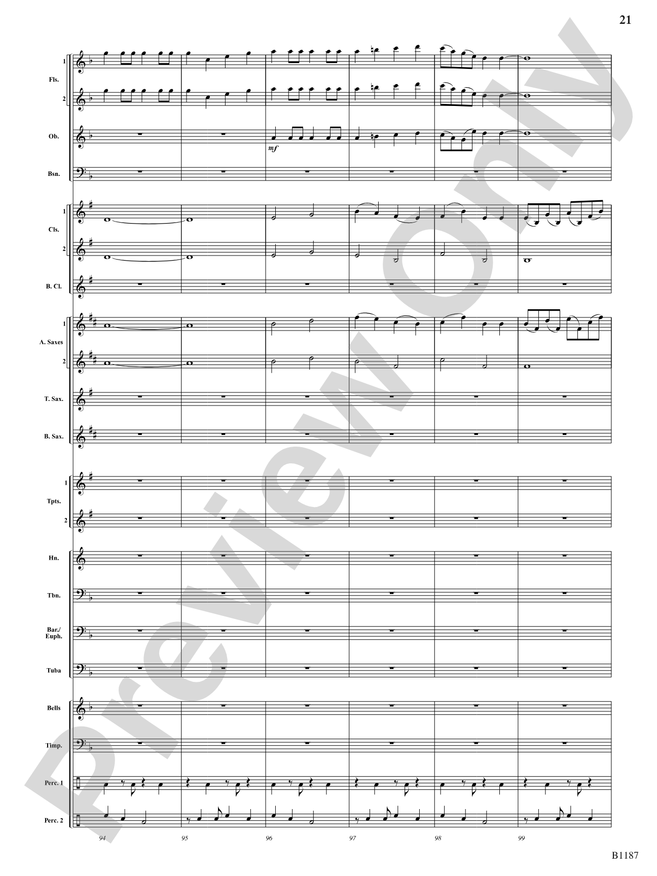 Sea Trilogy: Concert Band Conductor Score & Parts