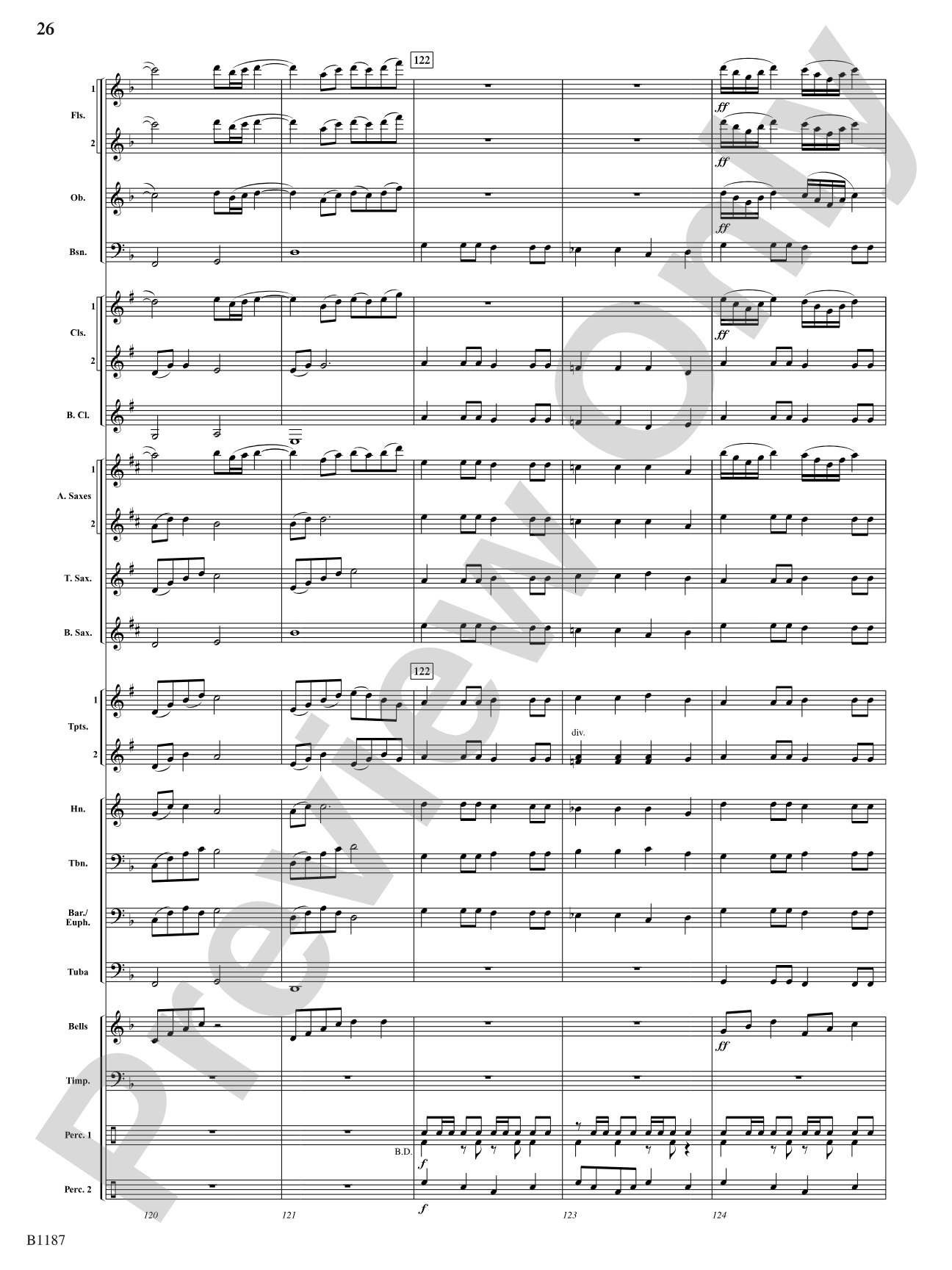 Sea Trilogy: Concert Band Conductor Score & Parts