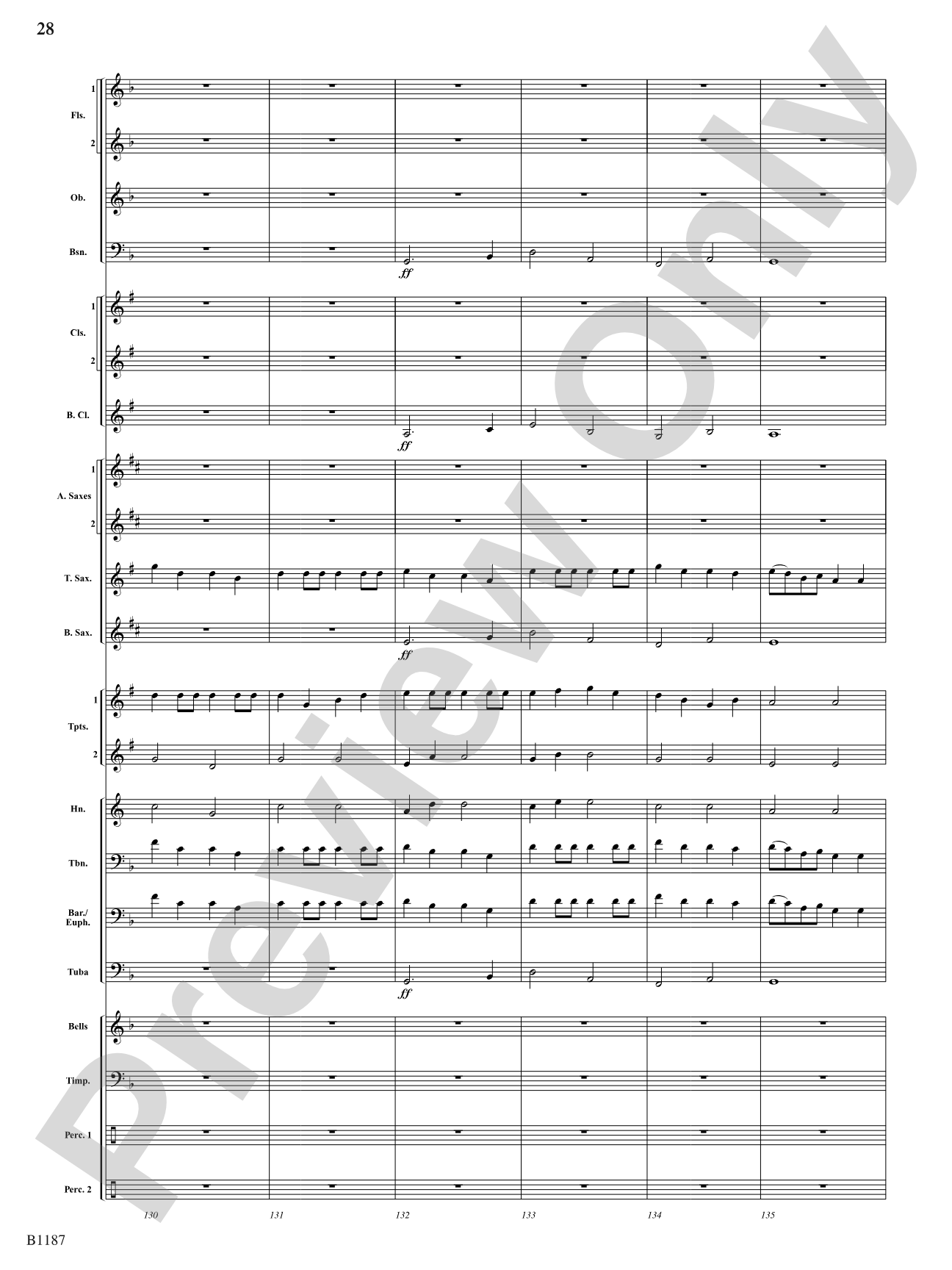 Sea Trilogy: Concert Band Conductor Score & Parts