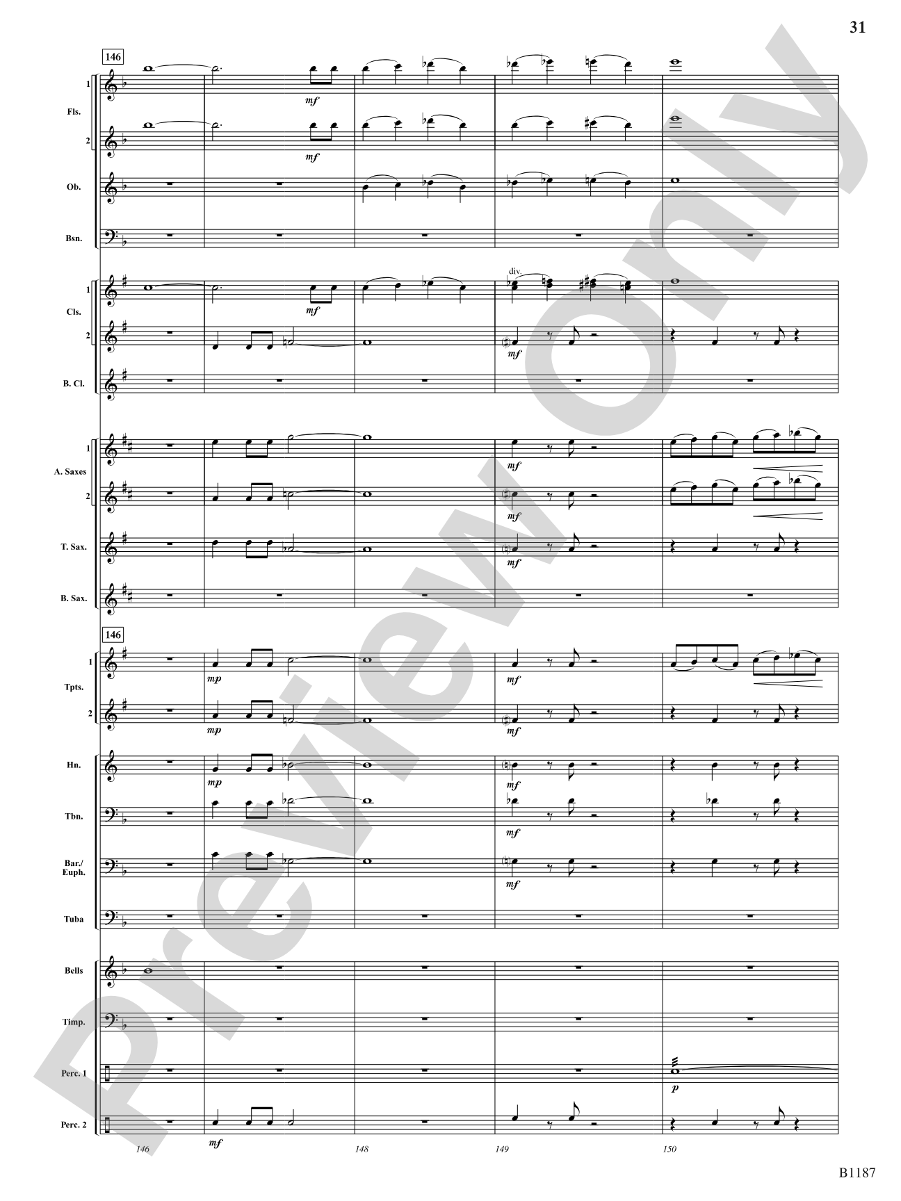 Sea Trilogy: Concert Band Conductor Score & Parts