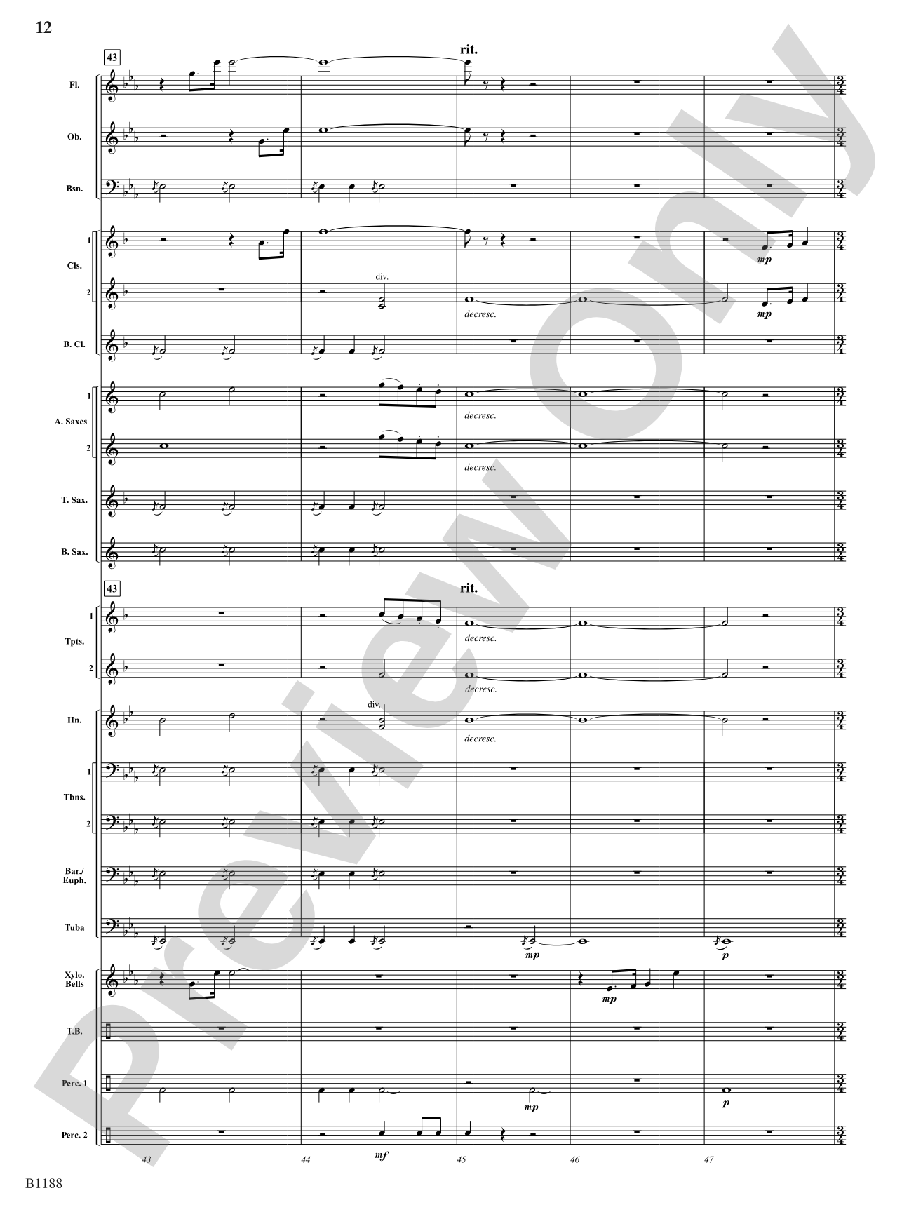 Irish Festival: Concert Band Conductor Score & Parts