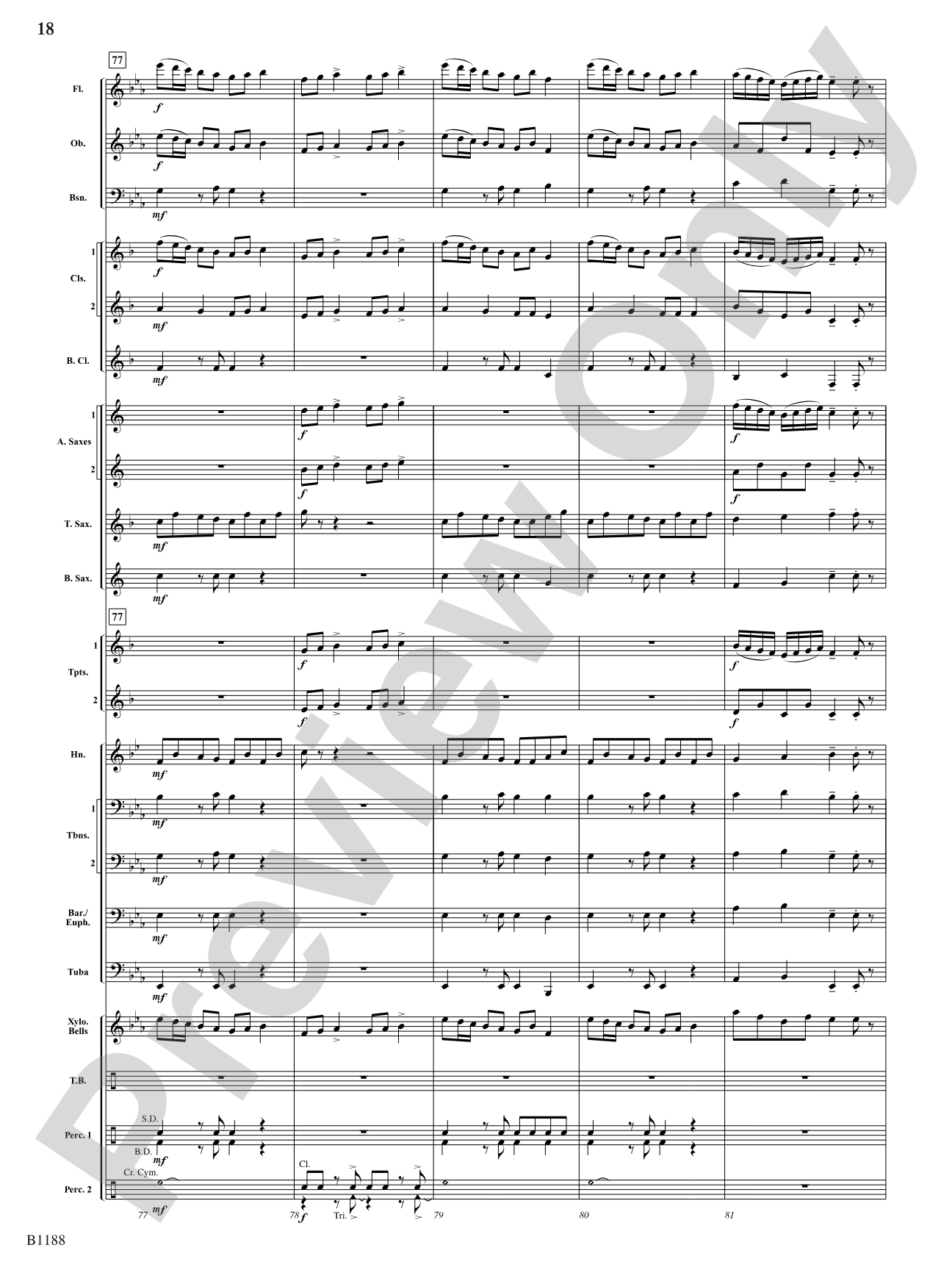Irish Festival: Concert Band Conductor Score & Parts