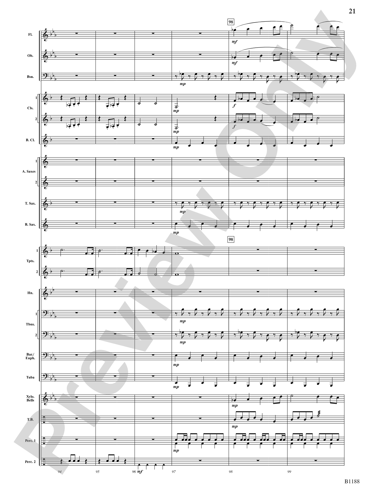 Irish Festival: Concert Band Conductor Score & Parts