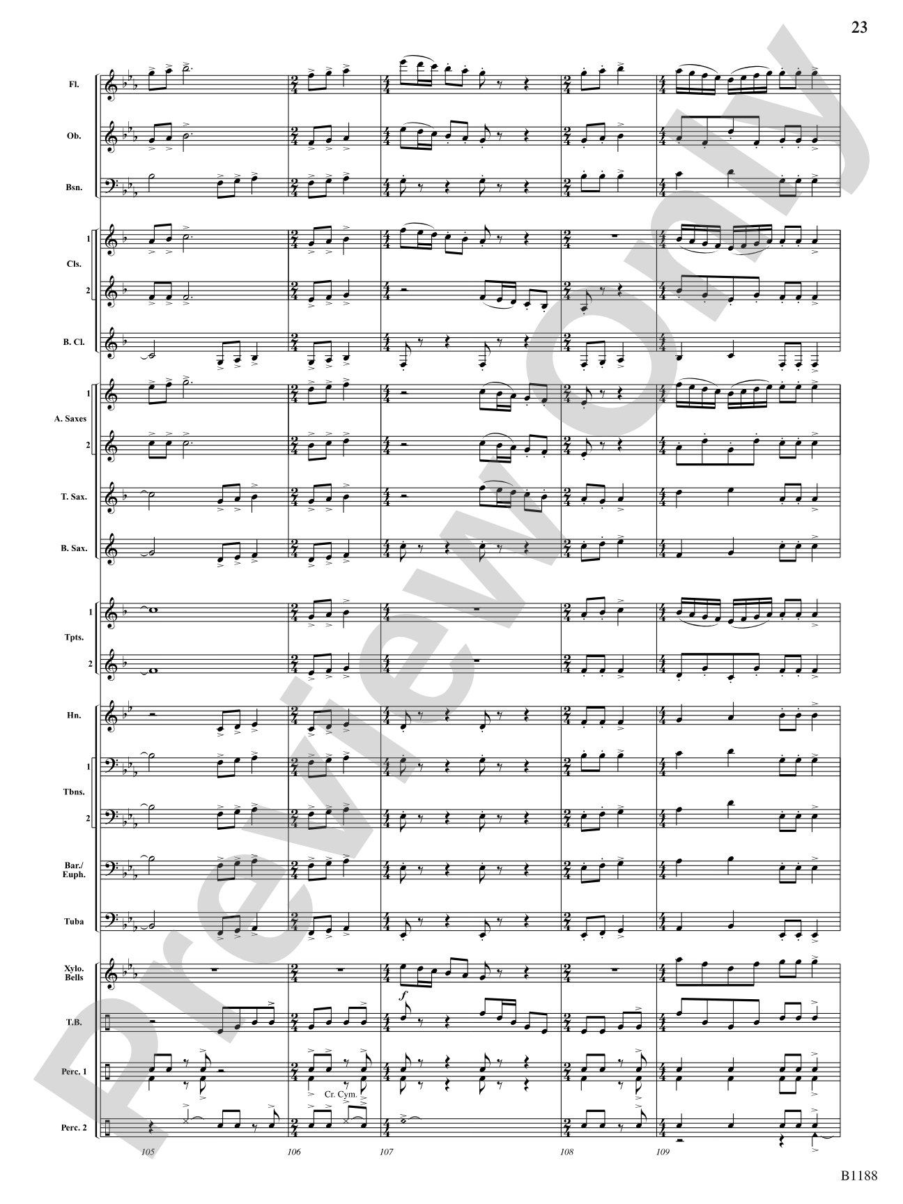 Irish Festival: Concert Band Conductor Score & Parts