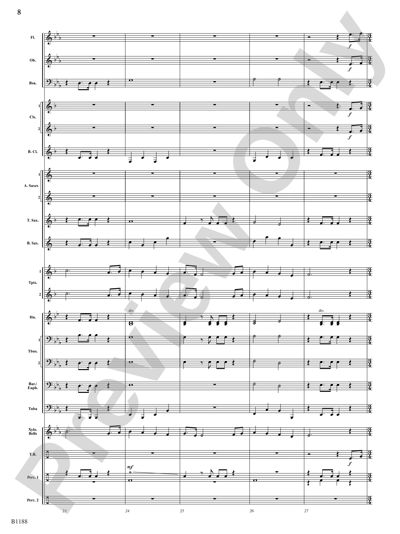 Irish Festival: Concert Band Conductor Score & Parts