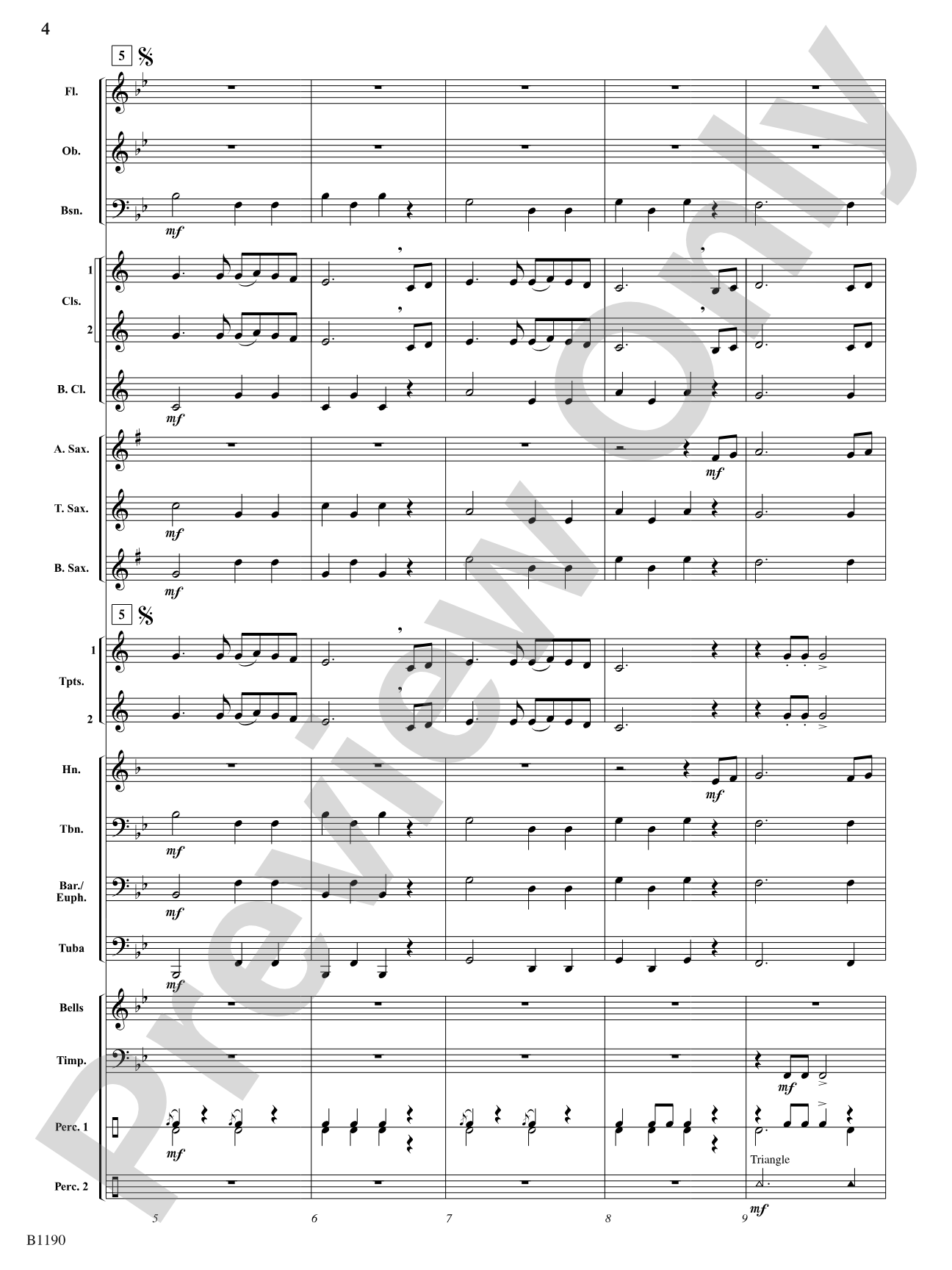 Adventure Overture: Concert Band Conductor Score & Parts