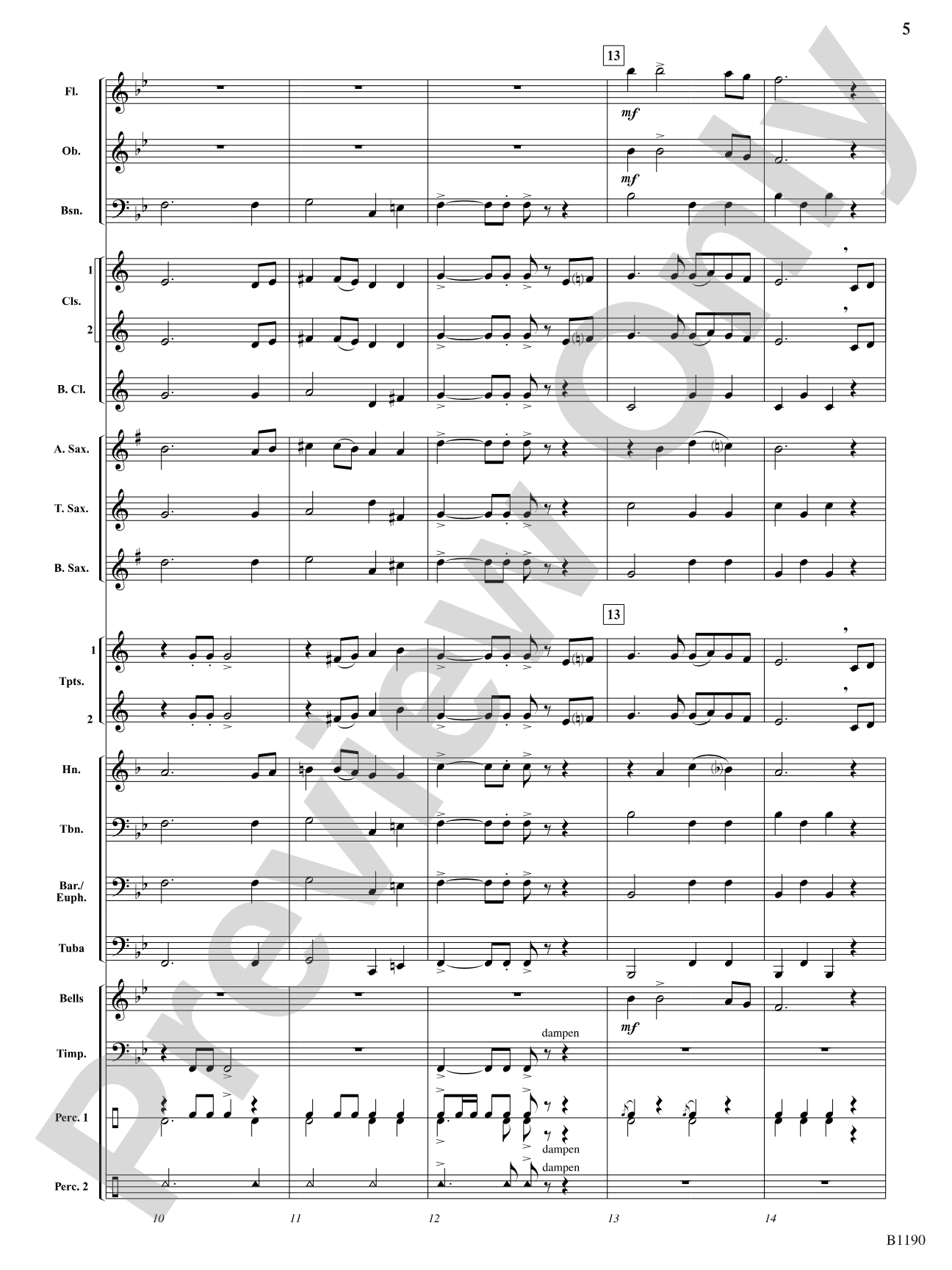 Adventure Overture: Concert Band Conductor Score & Parts