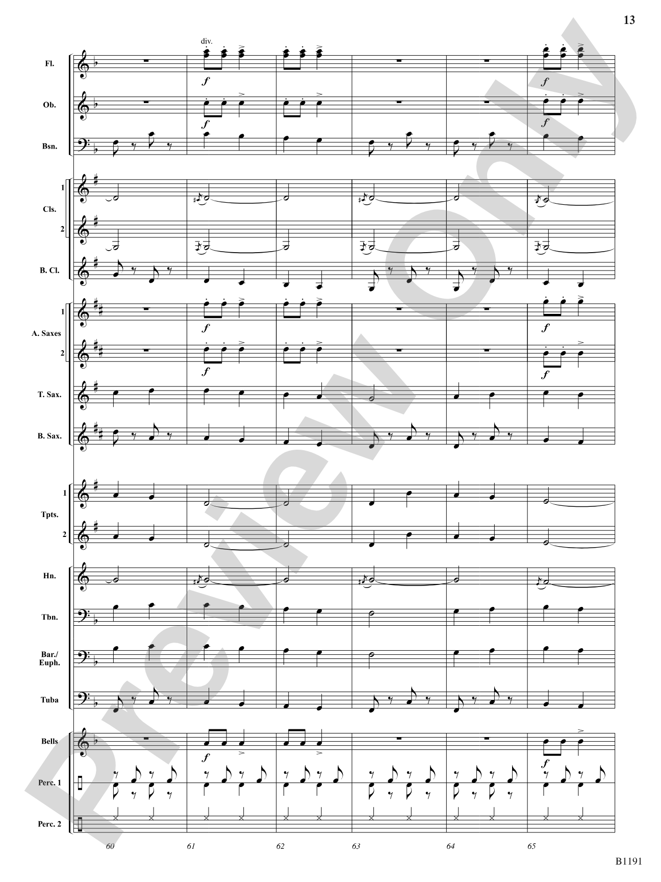 Ho Ho Hoedown: Concert Band Conductor Score & Parts