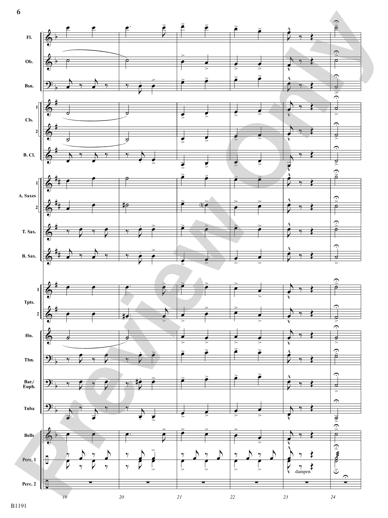 Ho Ho Hoedown: Concert Band Conductor Score & Parts