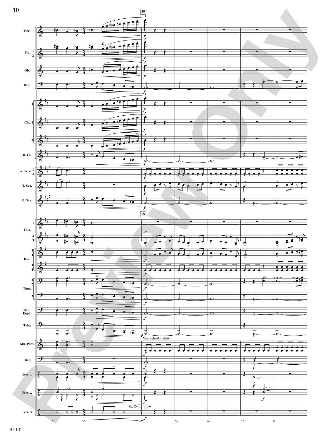 Flight of the Griffin: Concert Band Conductor Score & Parts