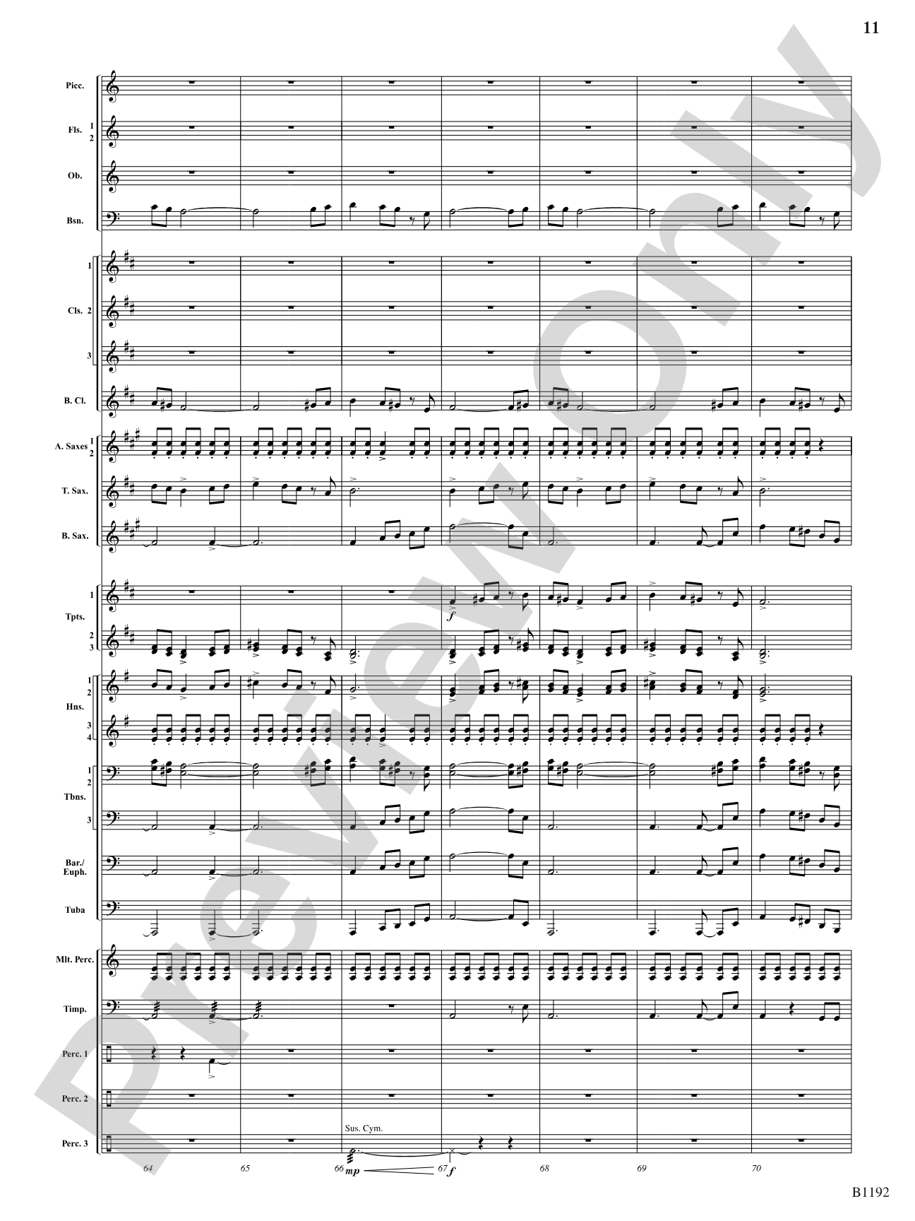 Flight of the Griffin: Concert Band Conductor Score & Parts
