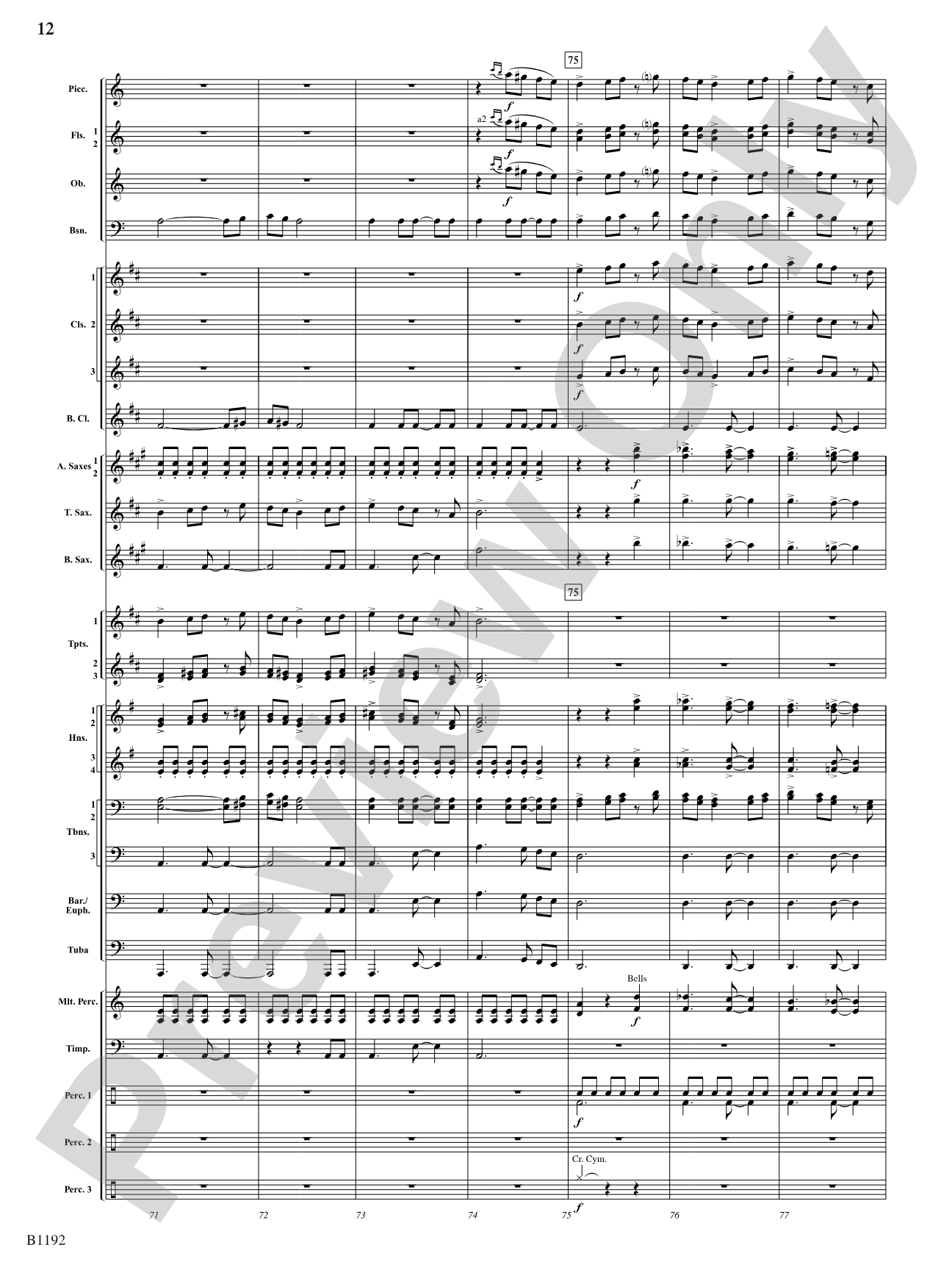 Flight of the Griffin: Concert Band Conductor Score & Parts