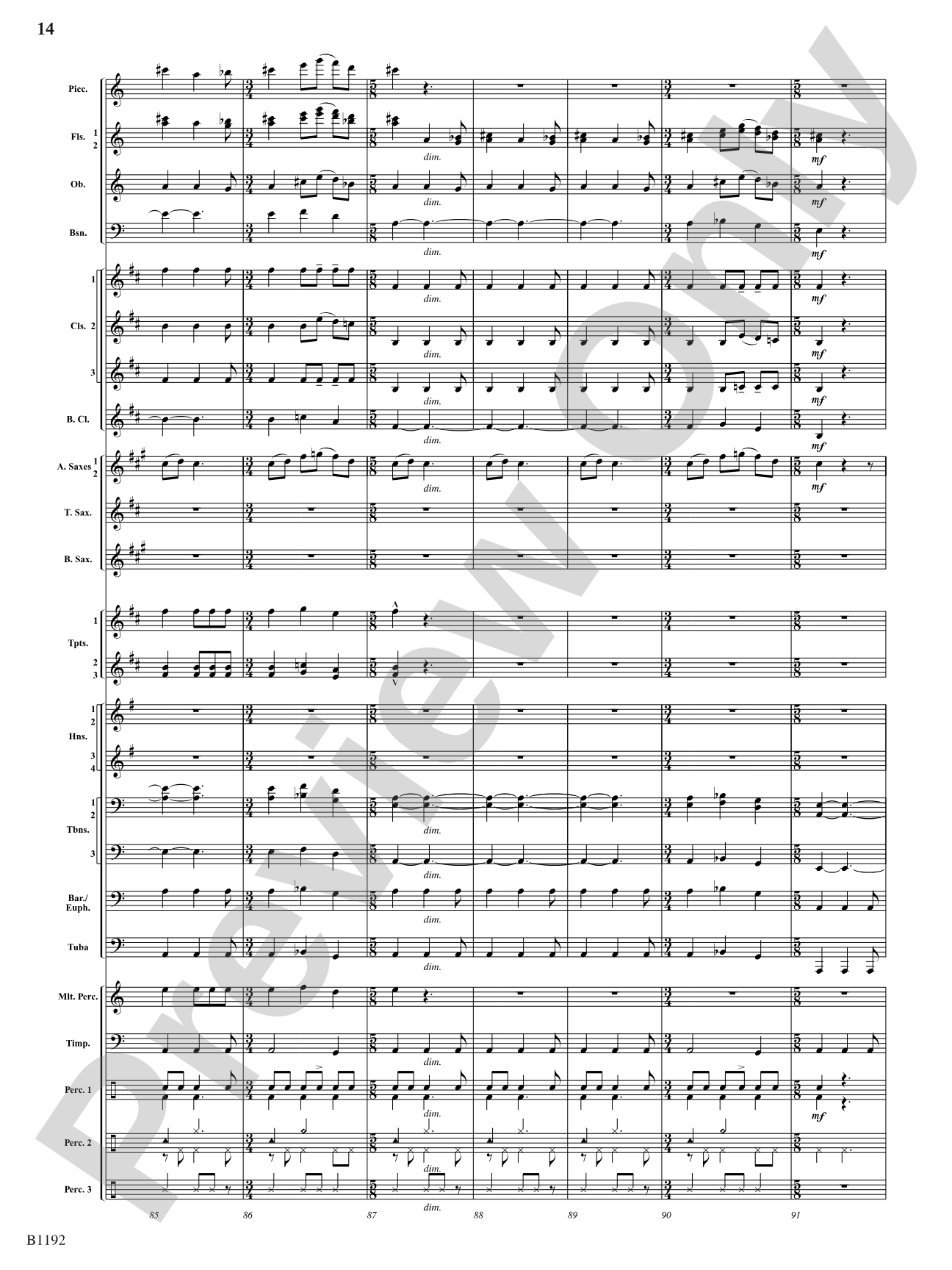 Flight of the Griffin: Concert Band Conductor Score & Parts