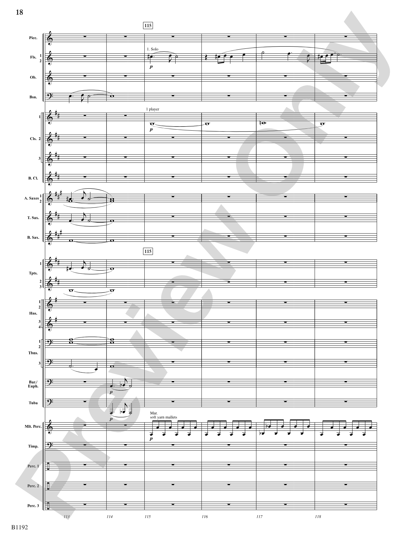 Flight of the Griffin: Concert Band Conductor Score & Parts