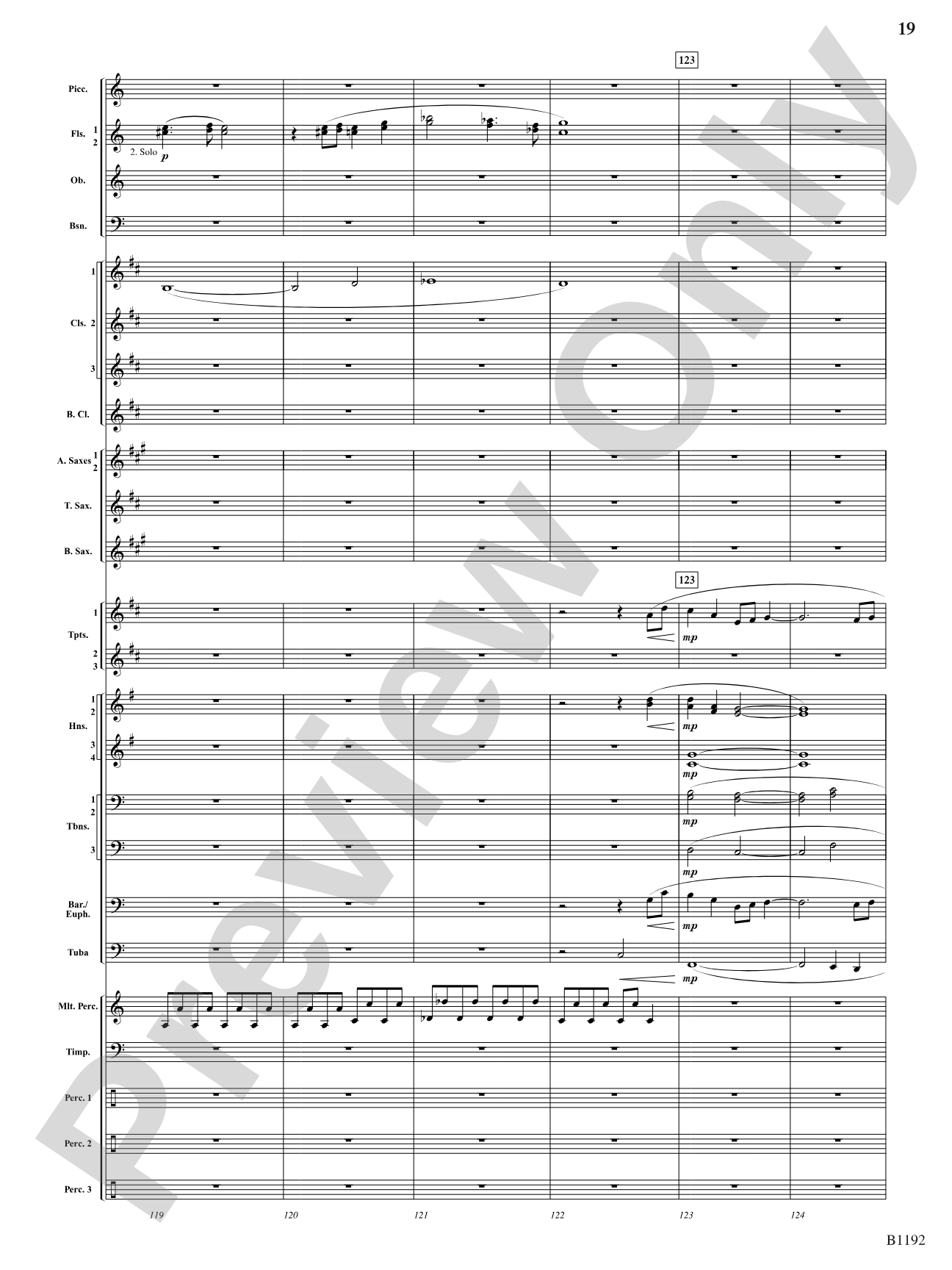 Flight of the Griffin: Concert Band Conductor Score & Parts